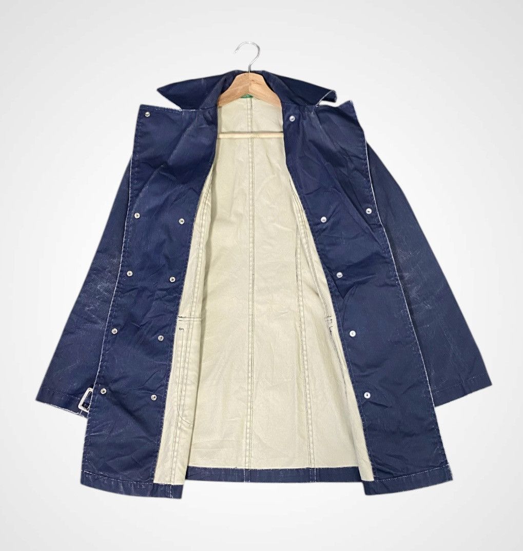 United Colors Of Benetton Rare United Color of Benetton Denim Trench Coat Size S / US 4 / IT 40 - 4 Thumbnail