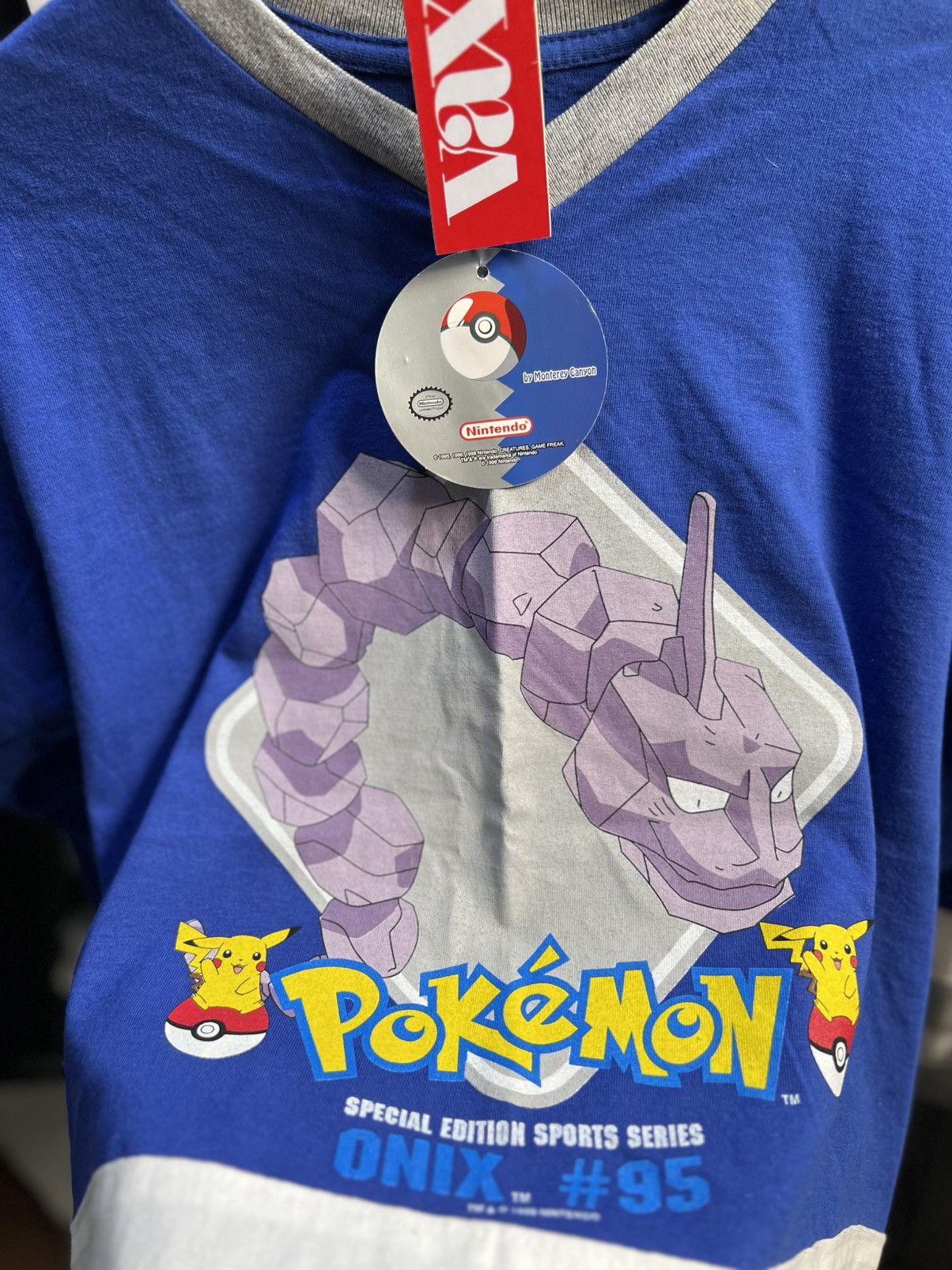 Pokemon Onix pokemon Shirt Special Edition Sports Series Size US M / EU 48-50 / 2 - 7 Thumbnail