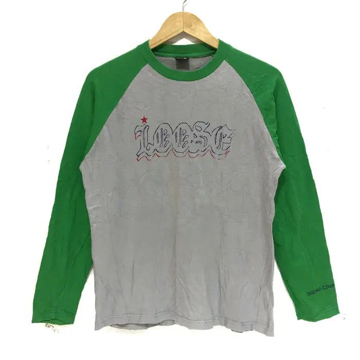 Vtg DOUBLE NEEDLE Sweatshirt 3 Quarters Shirt Sweater