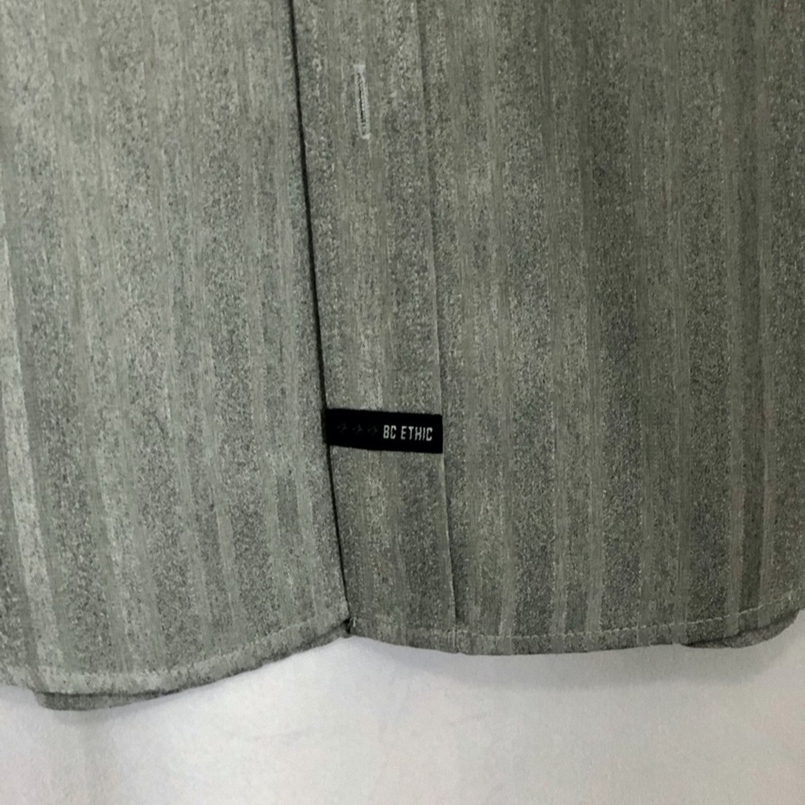 Bc Ethic BC Ethic Gray Ghost Stripes Button Up Long Sleeve Shirt XL Size US XL / EU 56 / 4 - 5 Thumbnail
