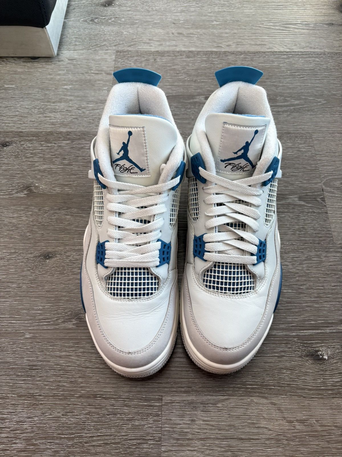 Jordan Brand Air Jordan 4 Retro “Military Blue” (2024)*PRE-OWNED*REP. BOX Size US 12 / EU 45 - 3 Thumbnail