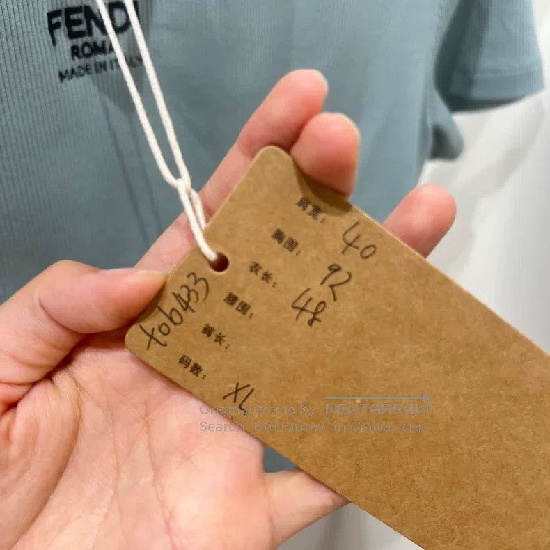 Fendi Fendi Solid Color Logo Lettering Short Sleeve Size XL / US 12-14 / IT 48-50 - 6 Thumbnail