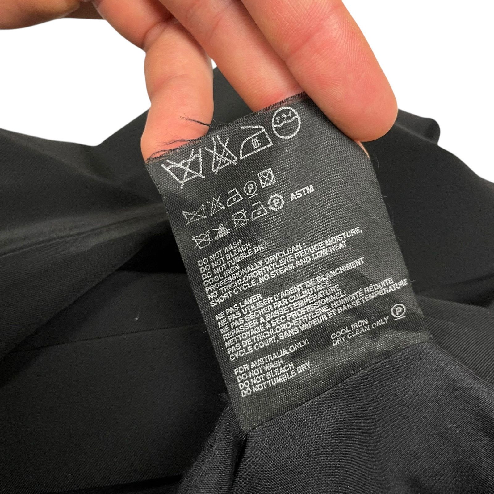 Prada Prada Women's Black Polyester Zipper Pencil Skirt 42 Size 42" / US 20 - 13 Thumbnail