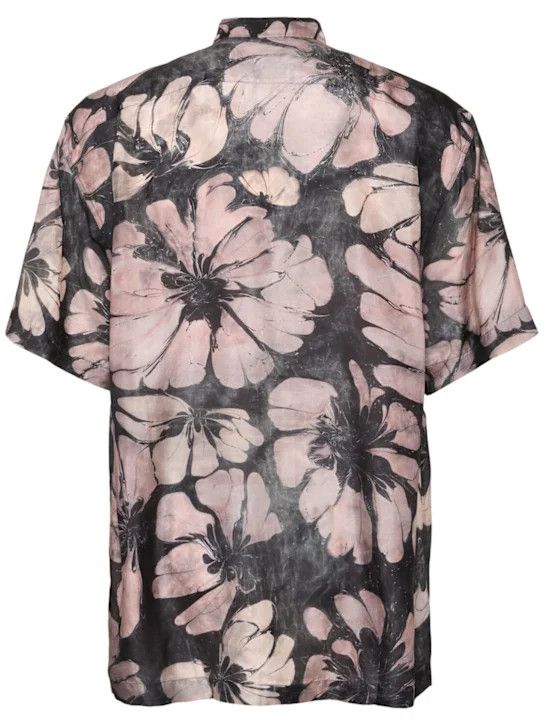 Dries Van Noten o1lsvrm0425 Silk Shirt in Pink Size US L / EU 52-54 / 3 - 4 Thumbnail