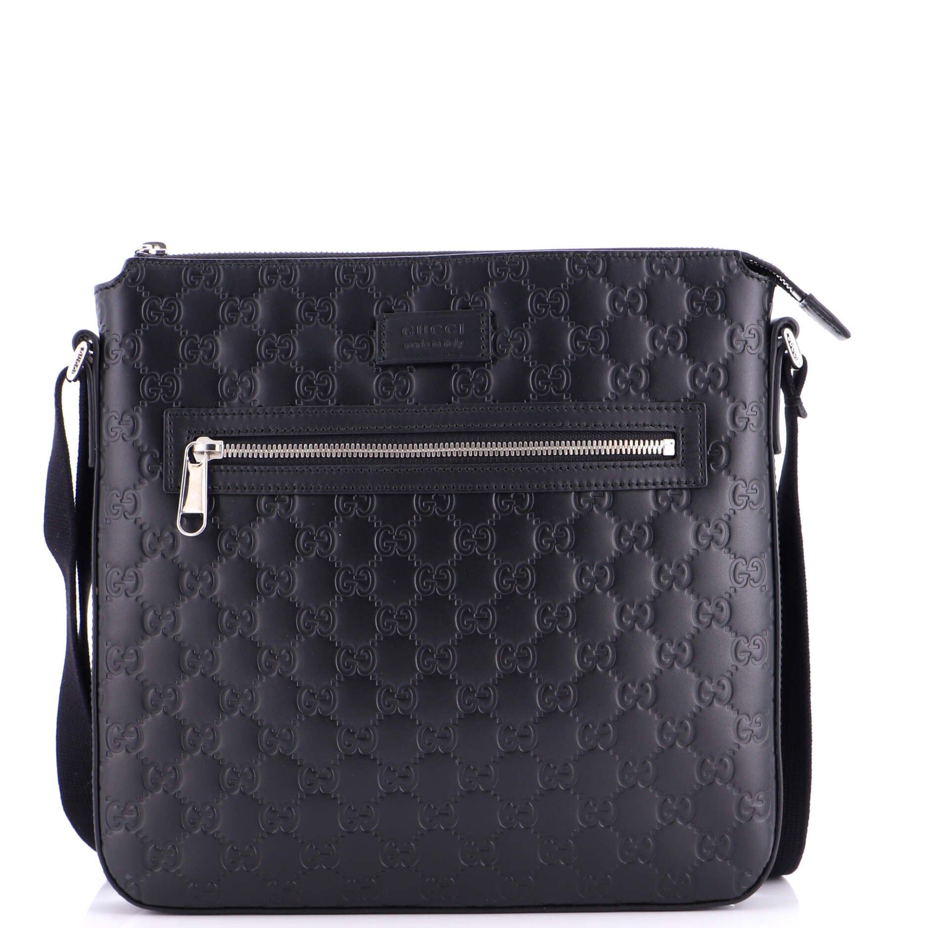Gucci Signature Zip Messenger Bag Size ONE SIZE - 1 Thumbnail