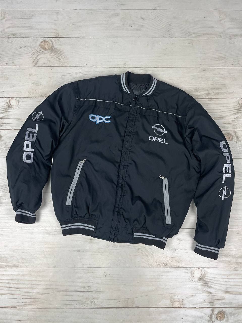 Vintage Opel Opc Bomber Jacket Grand Prix Racing 90s