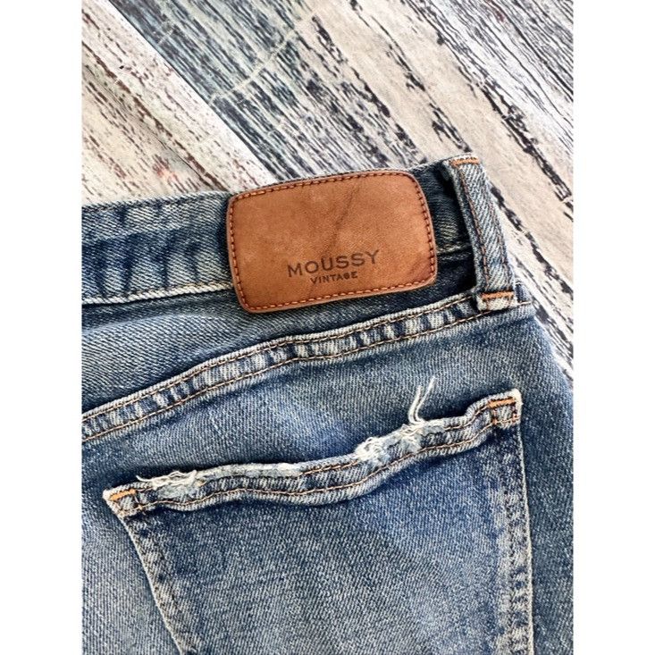 MOUSSY Moussy Vintage Women’s Distressed Straight Slim Jeans Size 29" - 6 Thumbnail