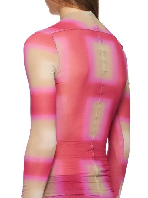 Rick Owens os11x0224 Edfu Lido Plaid Shirt in Fuchsia Moss Plaid Size US M / EU 48-50 / 2 - 5 Thumbnail