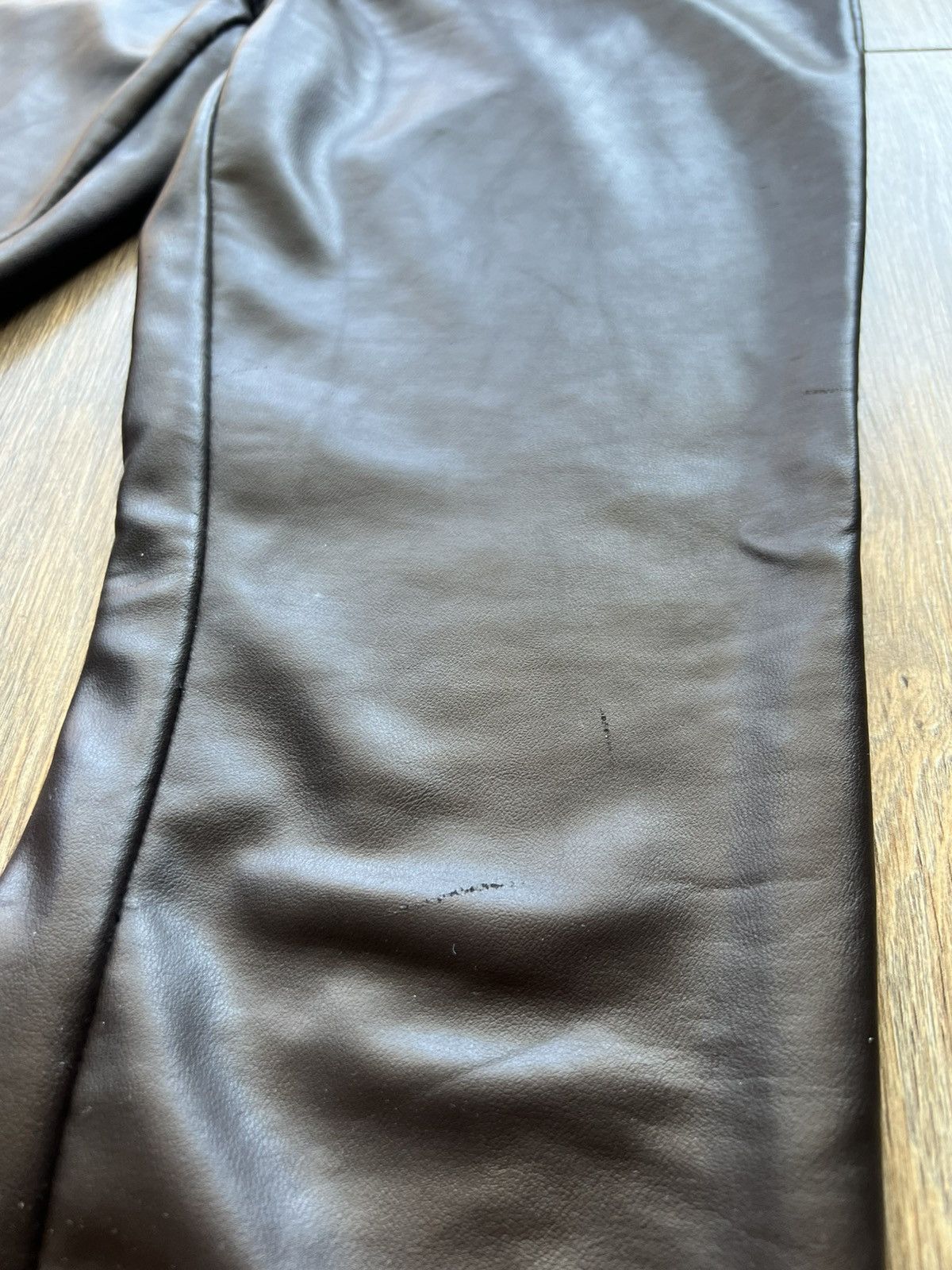 Versace Versace leather warm leggings Size 27" / US 4 / IT 40 - 9 Thumbnail