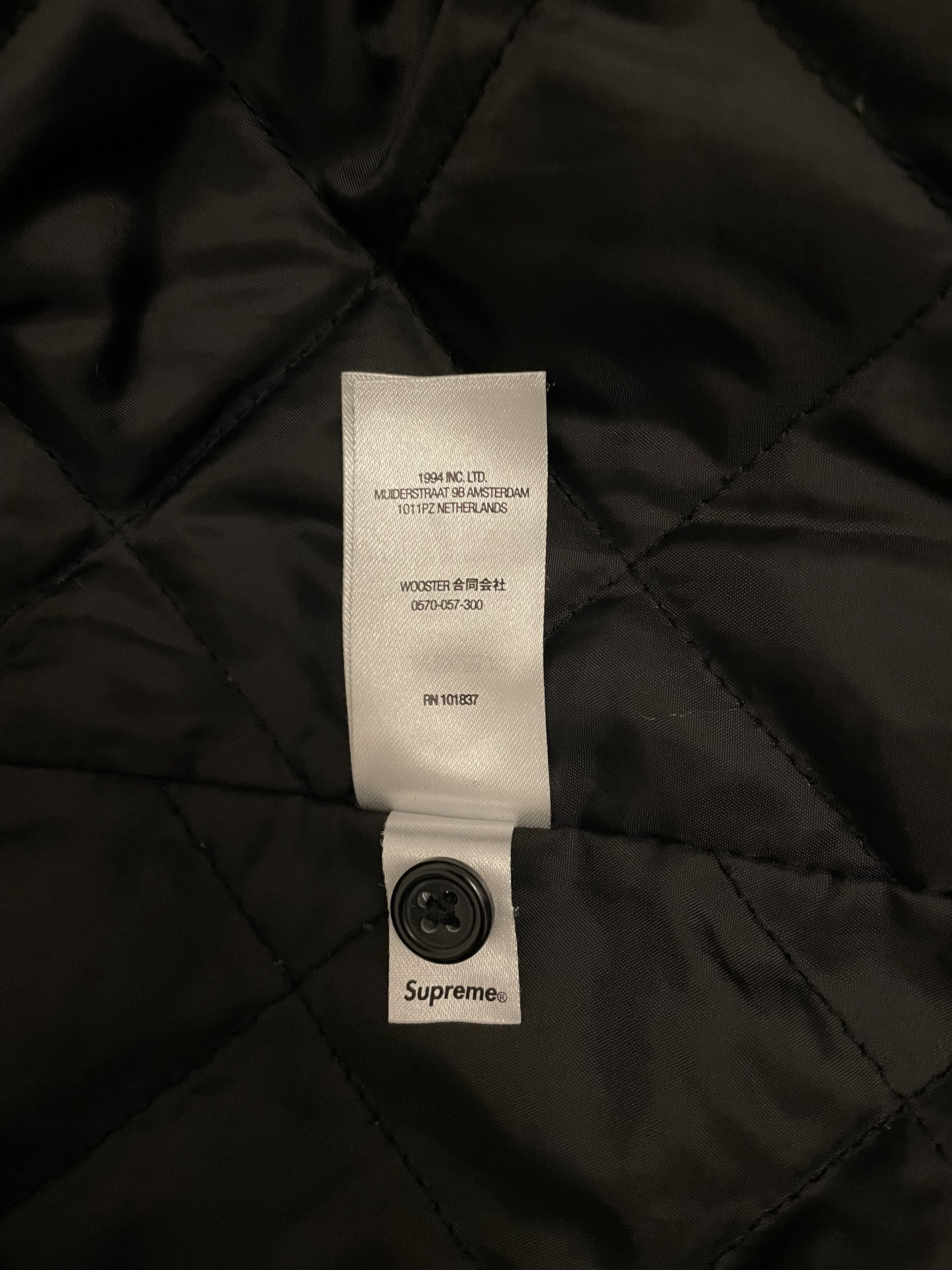 Supreme Supreme Hooded Flannel Zip Up Shirt 'Black' Size US L / EU 52-54 / 3 - 8 Thumbnail
