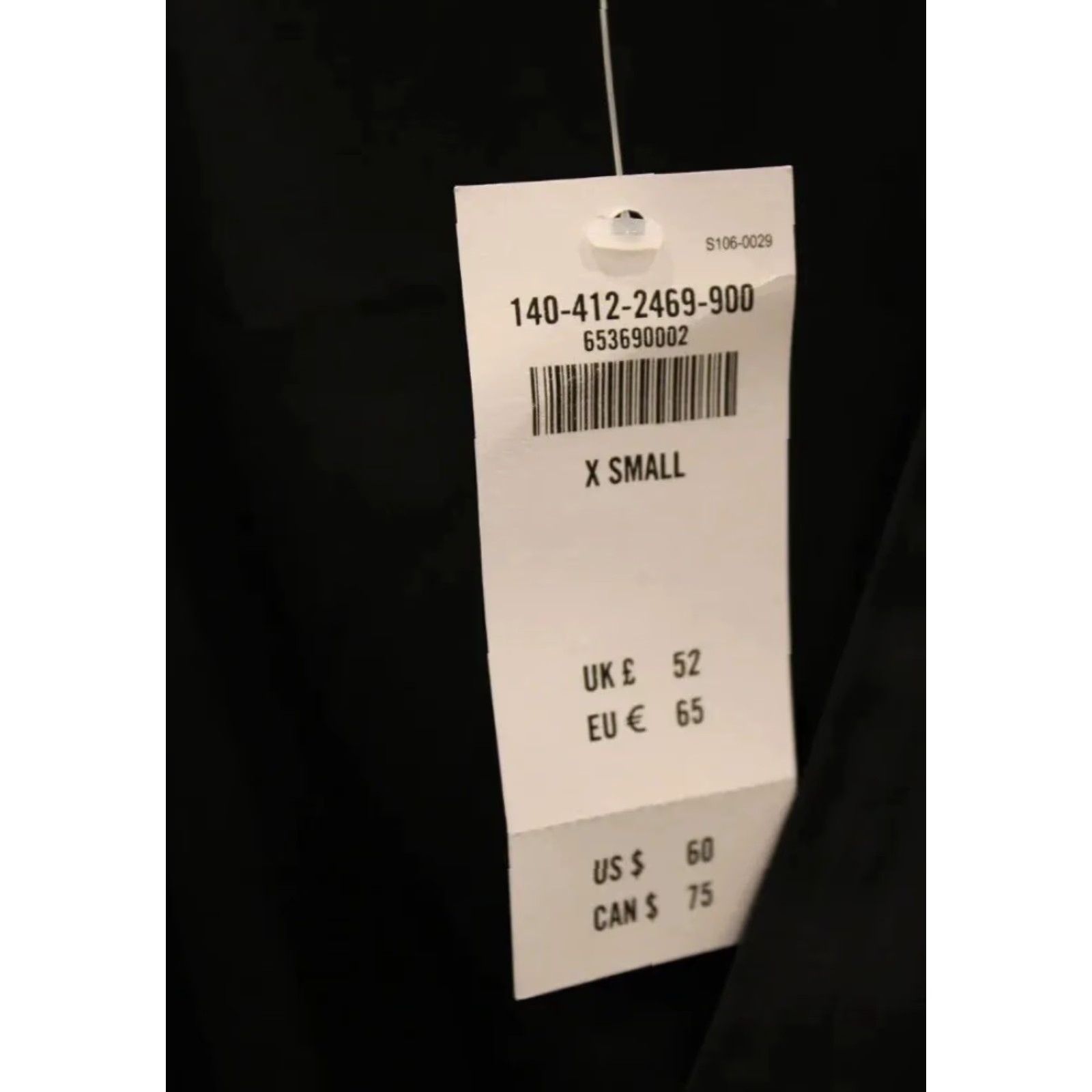 Abercrombie & Fitch VINTAGE Abercrombie & Fitch Black Satin Surplice Blouse XS Womens Designer Shirt Size XS / US 0-2 / IT 36-38 - 3 Thumbnail
