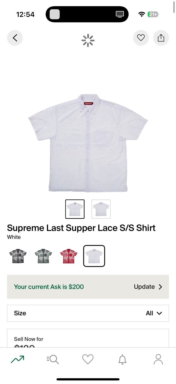 Supreme LAST SUPPER LACE SS SHIRT WHITE | Grailed