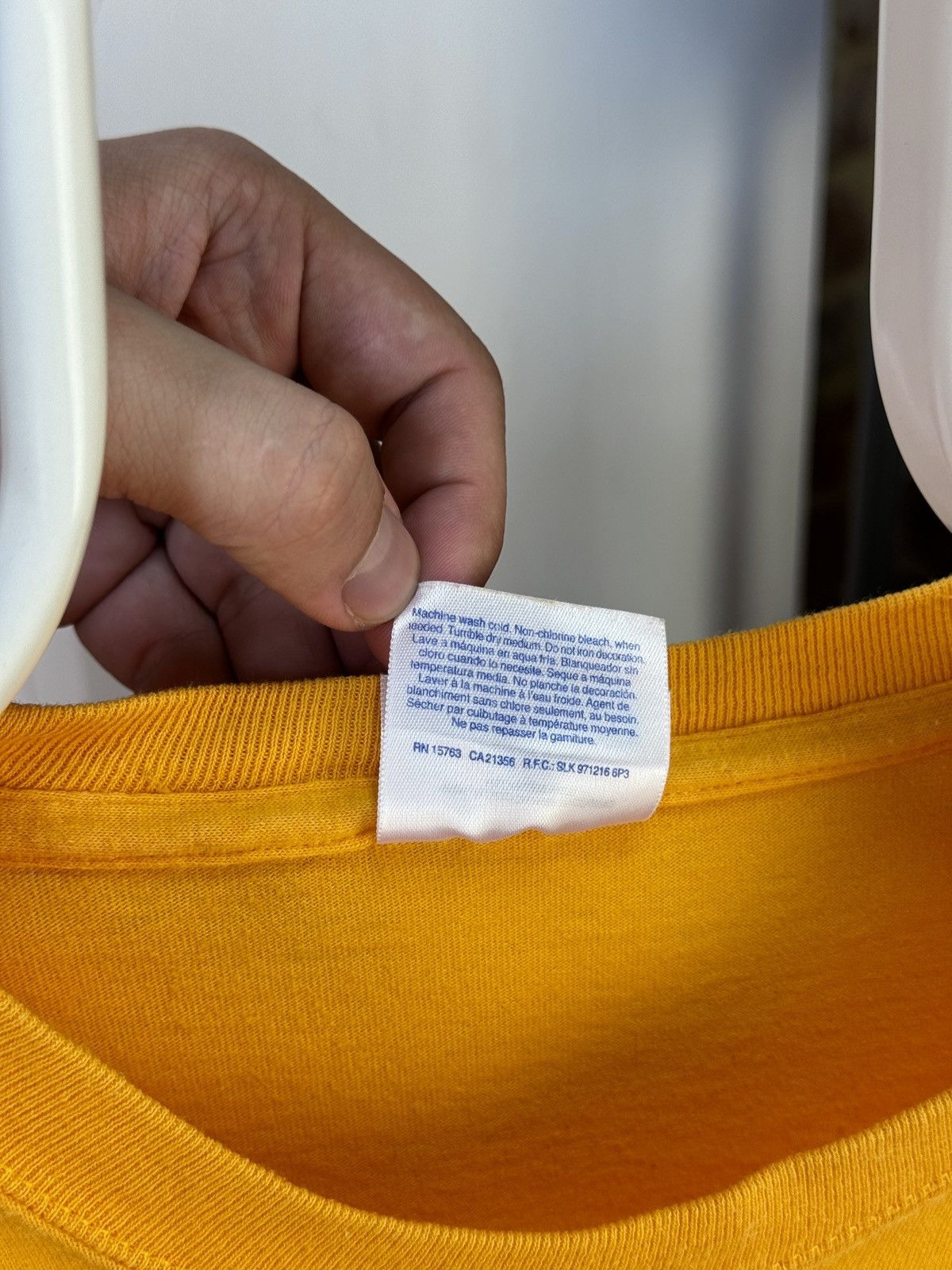 Hanes × Vintage LAS VEGAS Nevada Hanes Vintage Yellow T-Shirt Size US L / EU 52-54 / 3 - 17 Thumbnail