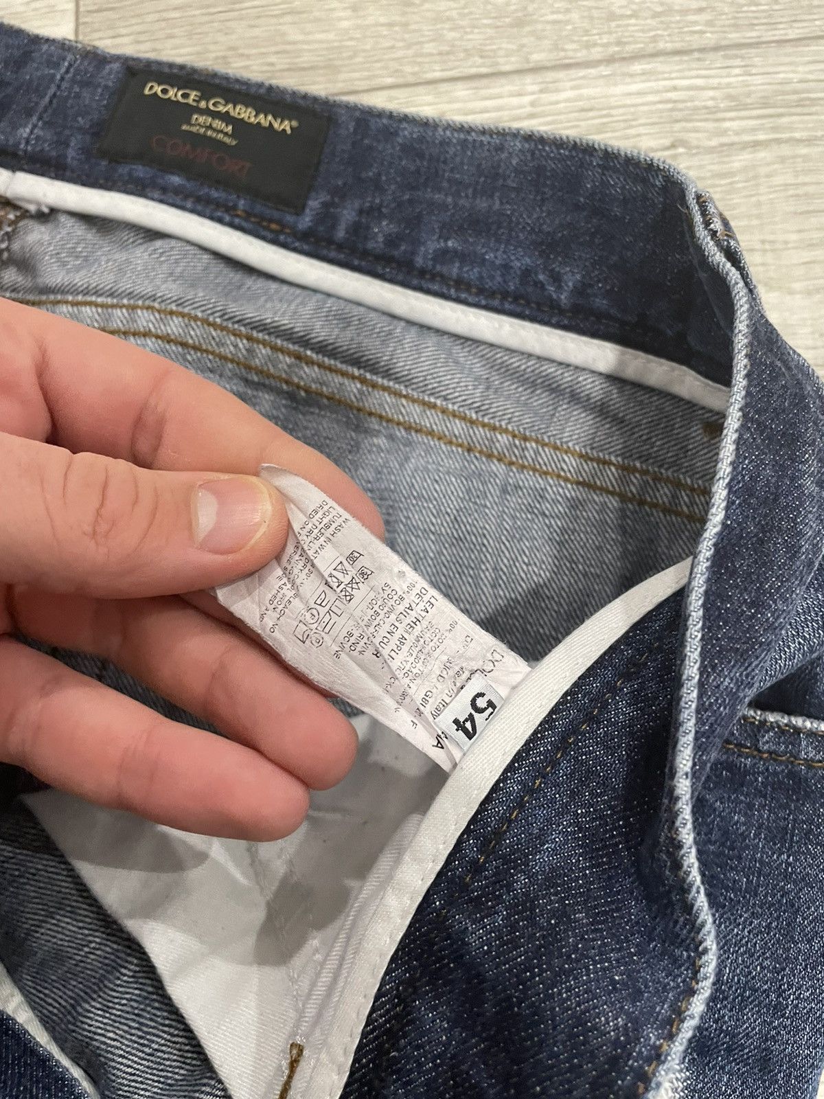 Dolce & Gabbana 54 archive 90s jeans pants dg dolce gabbana distress big die Size US 38 / EU 54 - 6 Thumbnail