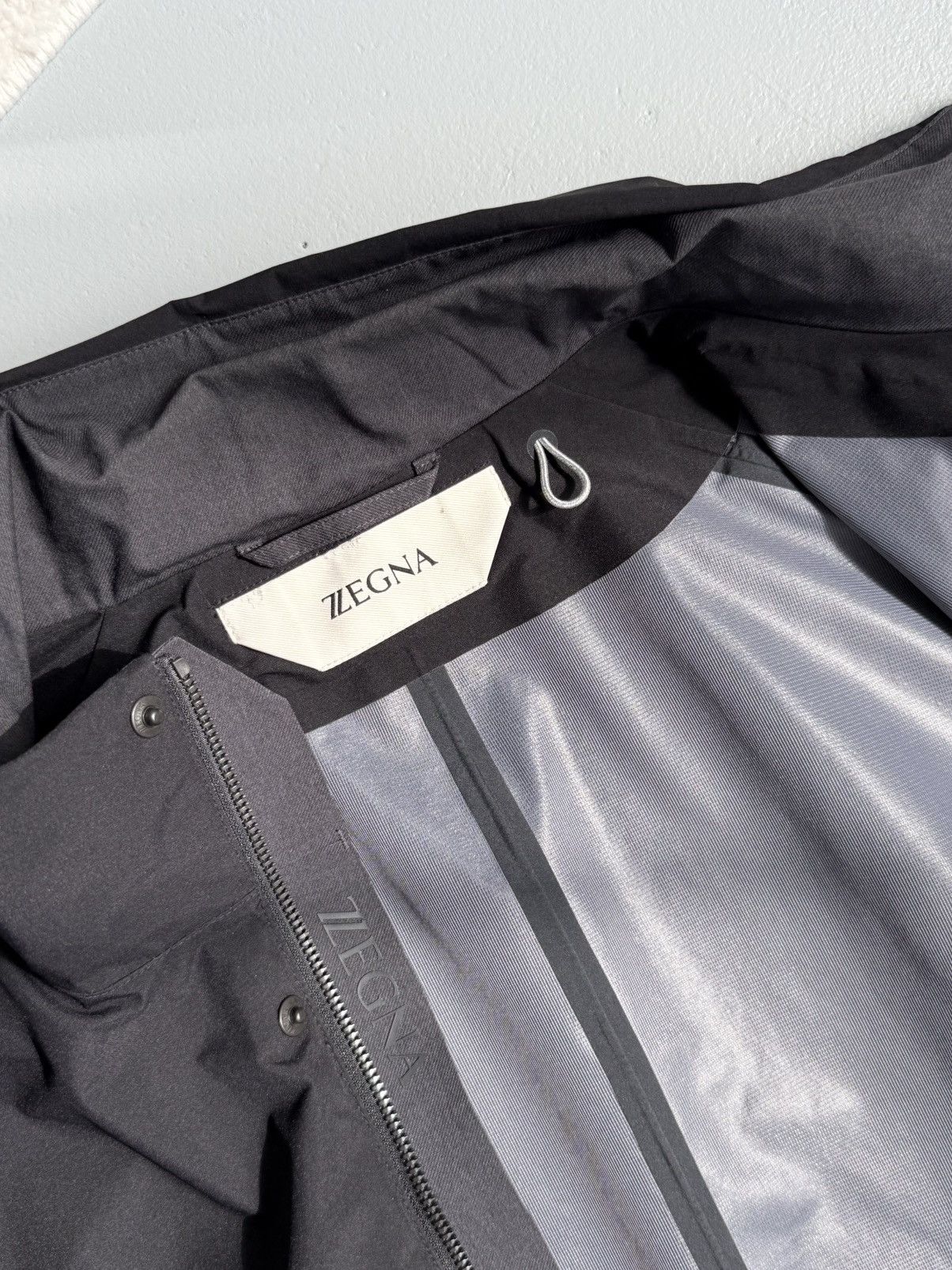 Ermenegildo Zegna Zegna 3 Layer Soft Shell Jacket Windproof Water Resistant Size US XL / EU 56 / 4 - 7 Thumbnail