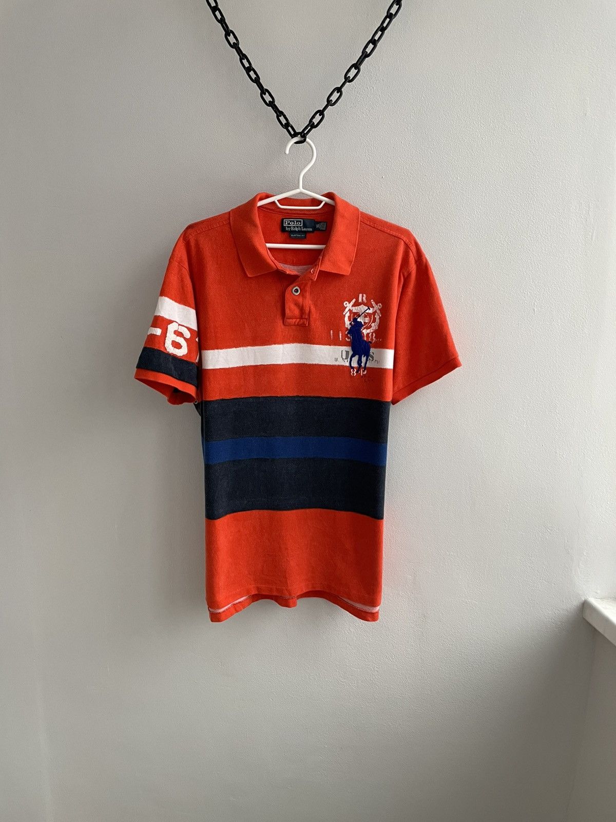 Polo Ralph Lauren Polo Ralph Lauren PRL vintage Stripped Polo Shirt Tee Size US XL / EU 56 / 4 - 1 Thumbnail