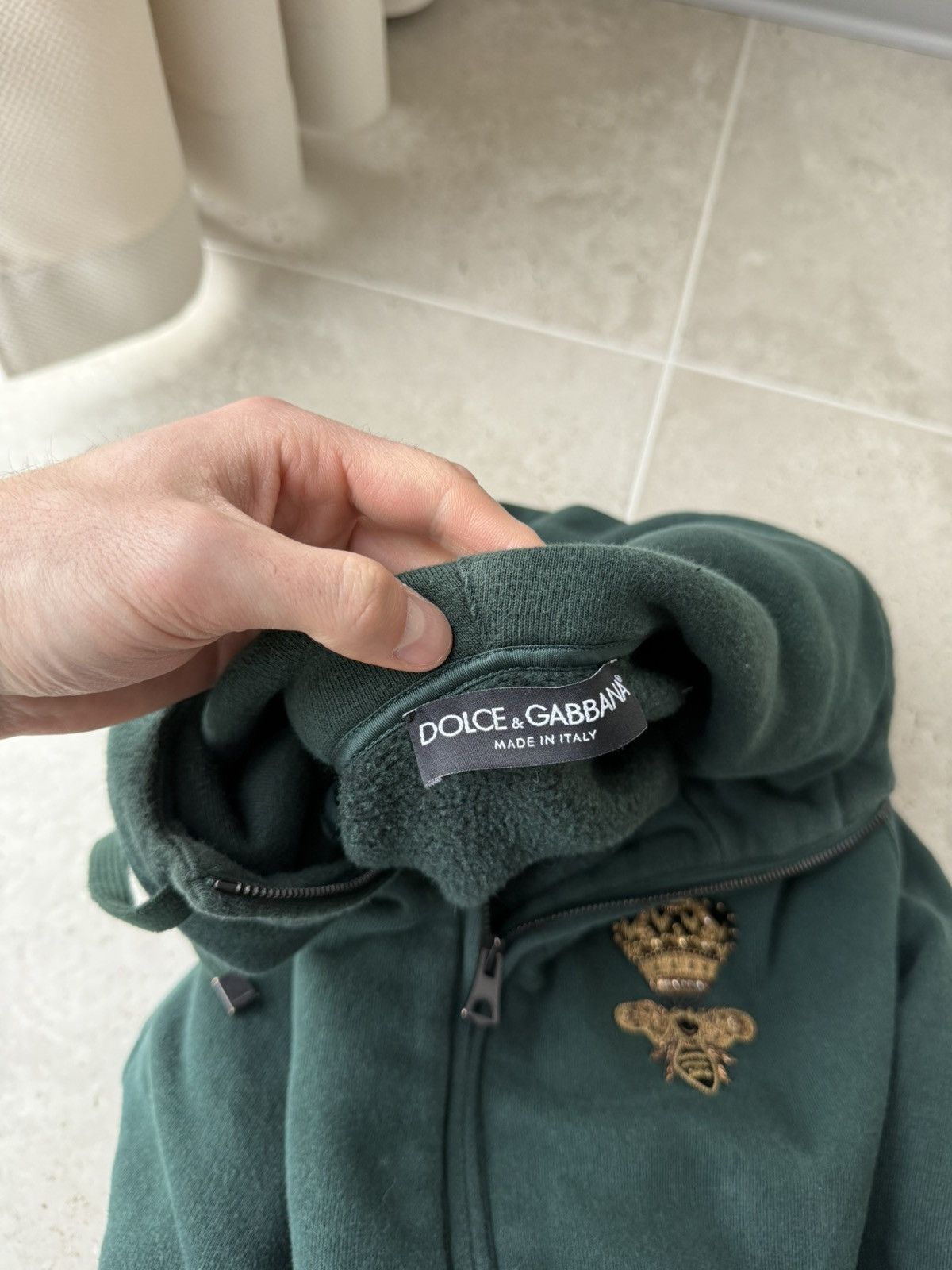 Dolce & Gabbana Dolce & Gabbana Hoodie Be Crown Embroidered Hoodie Size US L / EU 52-54 / 3 - 7 Thumbnail