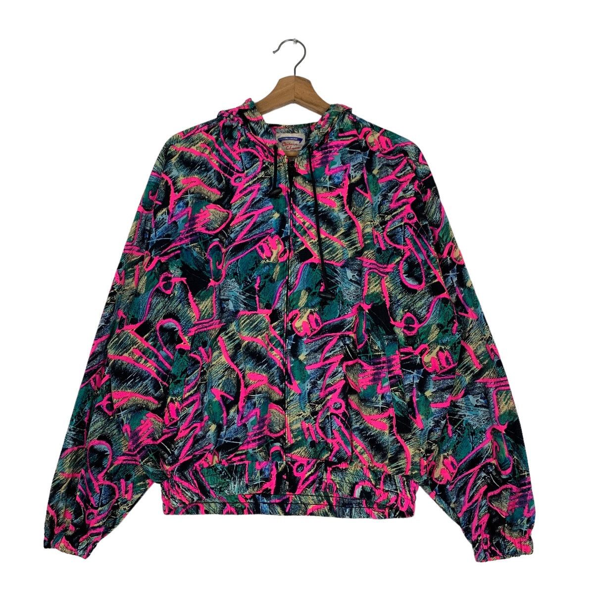 Japanese Brand CENTER CLEASE Colorful Zipper Hoodie Jacket #0510-C23 Size US M / EU 48-50 / 2 - 7 Thumbnail