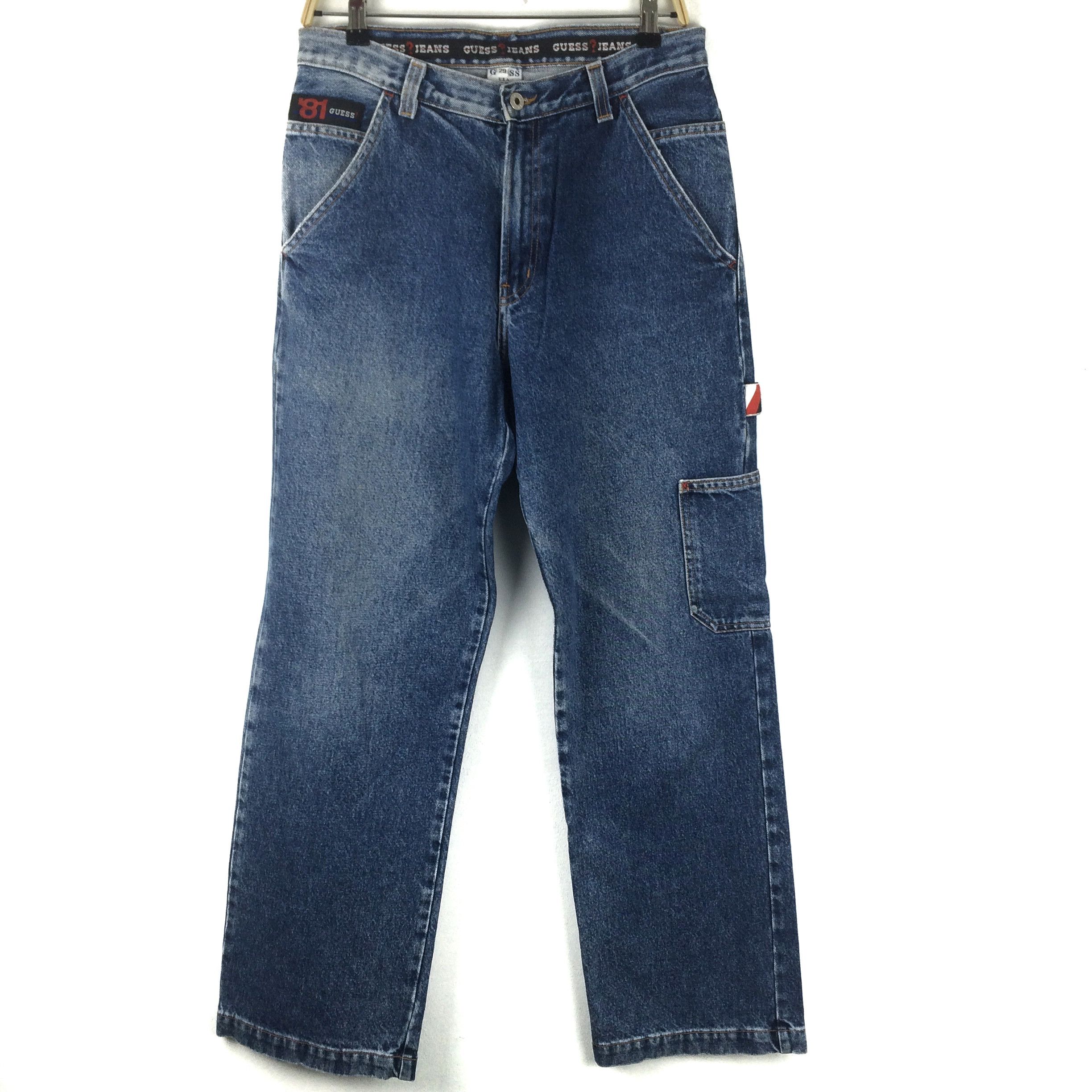 Guess × Vintage X192 GUESS VTG USA BAGGY DISTRESSED JEANS Size US 33 - 2 Thumbnail