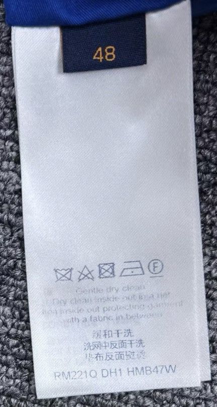 Louis Vuitton Louis Vuitton Blue Monogram Jacquard Embossed Jacket K12 Size US M / EU 48-50 / 2 - 8 Thumbnail