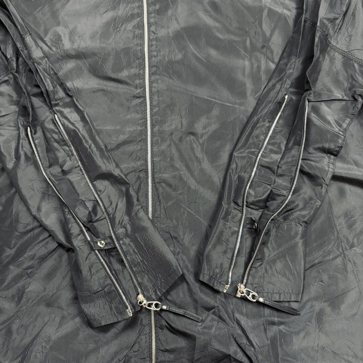 GF Ferre Archive G.Ferre- Riri Zips Raincoat Jacket Size US L / EU 52-54 / 3 - 12 Thumbnail