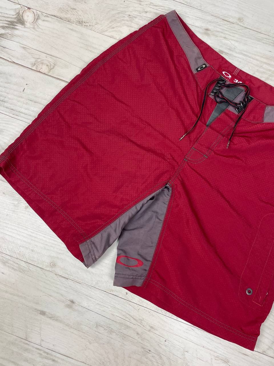 Oakley Vintage Oakley Nylon Shorts 00s Big Logo Swim Board Surf Size US 34 / EU 50 - 3 Thumbnail