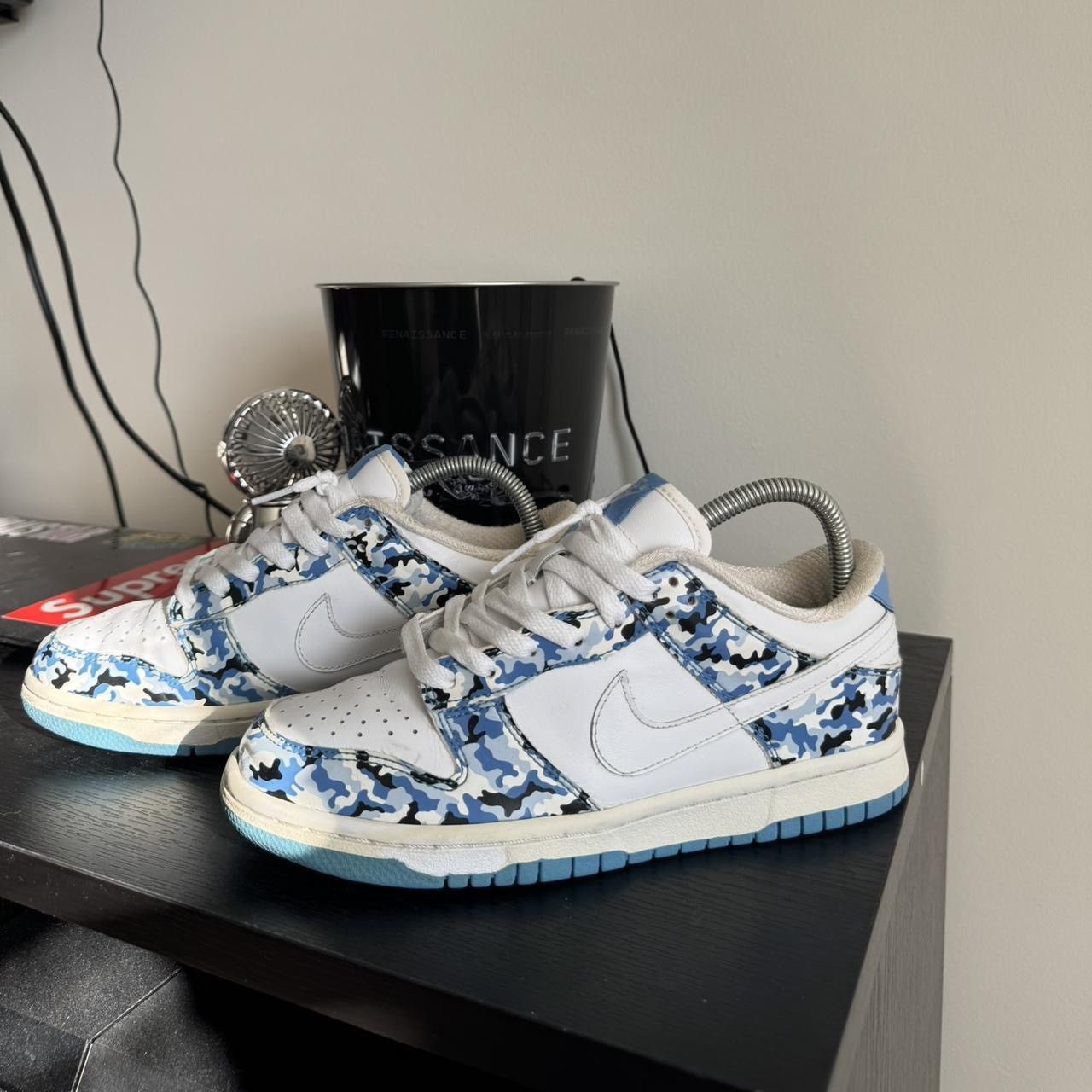 Nike Rare Nike dunk low camo blue white 2006 Size US 7 / IT 37 - 1 Thumbnail