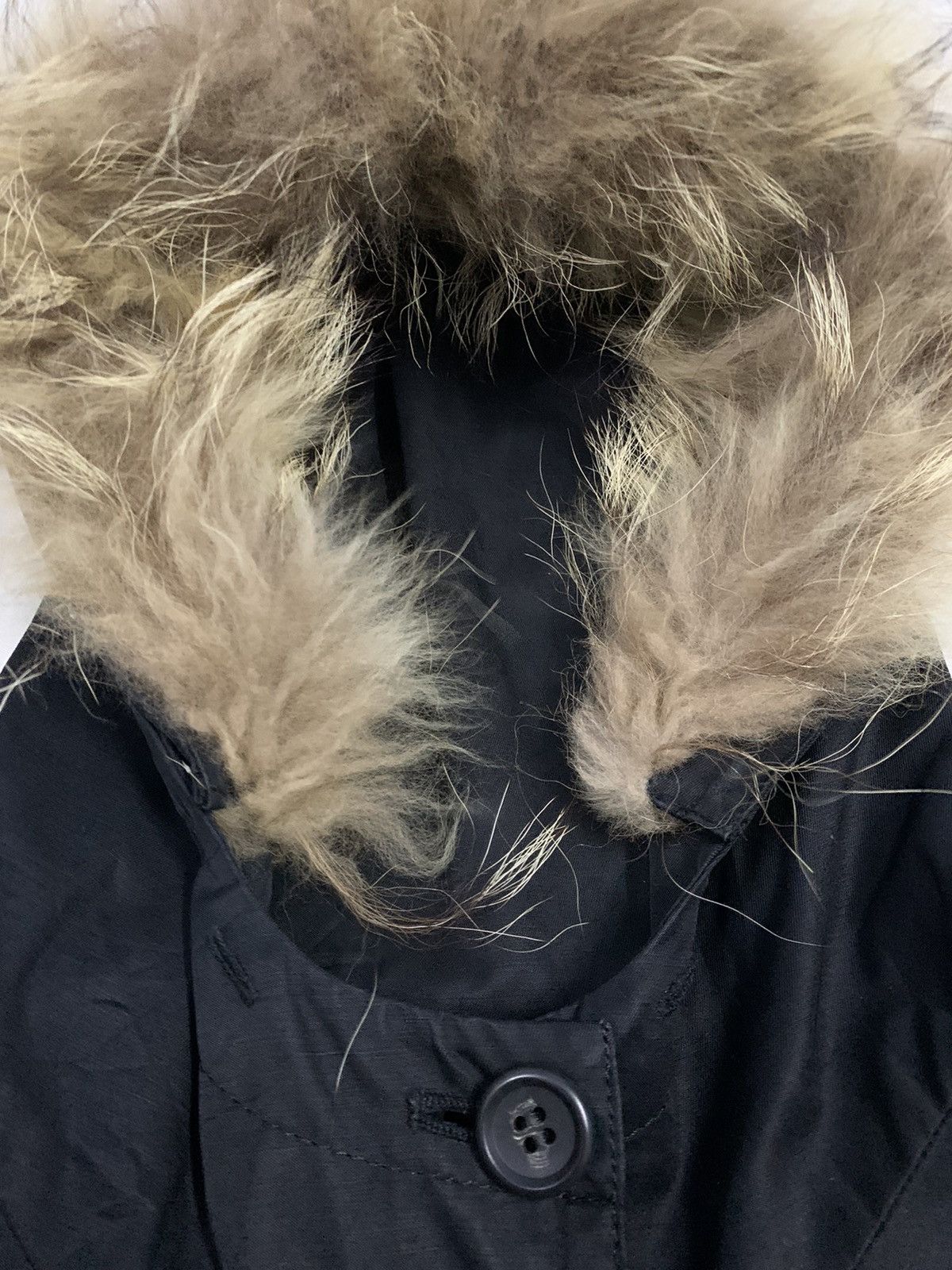 14th Addiction Japanese Brand Multi-pockets Raccoon Fur Hooded Parka Jacket Size US S / EU 44-46 / 1 - 6 Thumbnail