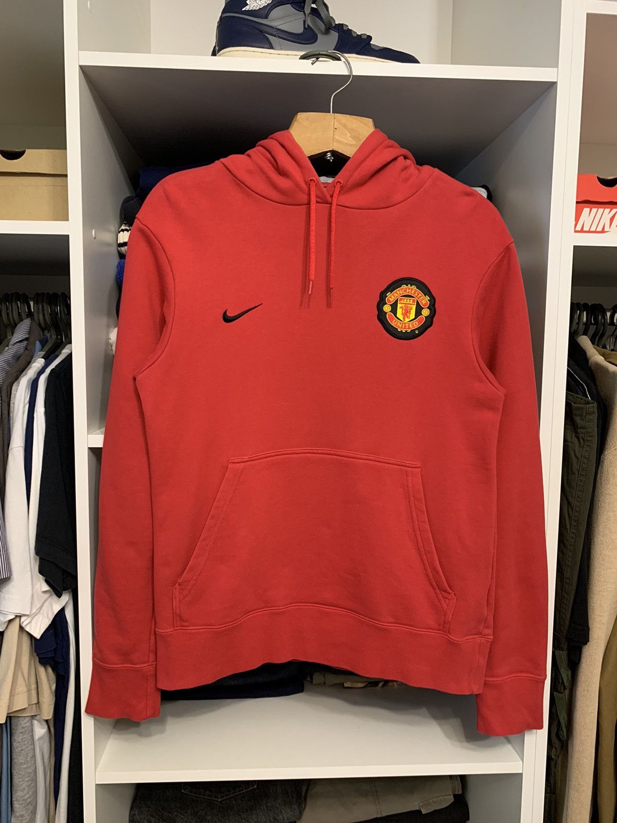 Vintage Vintage Nike Manchester United Hoodie Size US S / EU 44-46 / 1 - 1 Thumbnail
