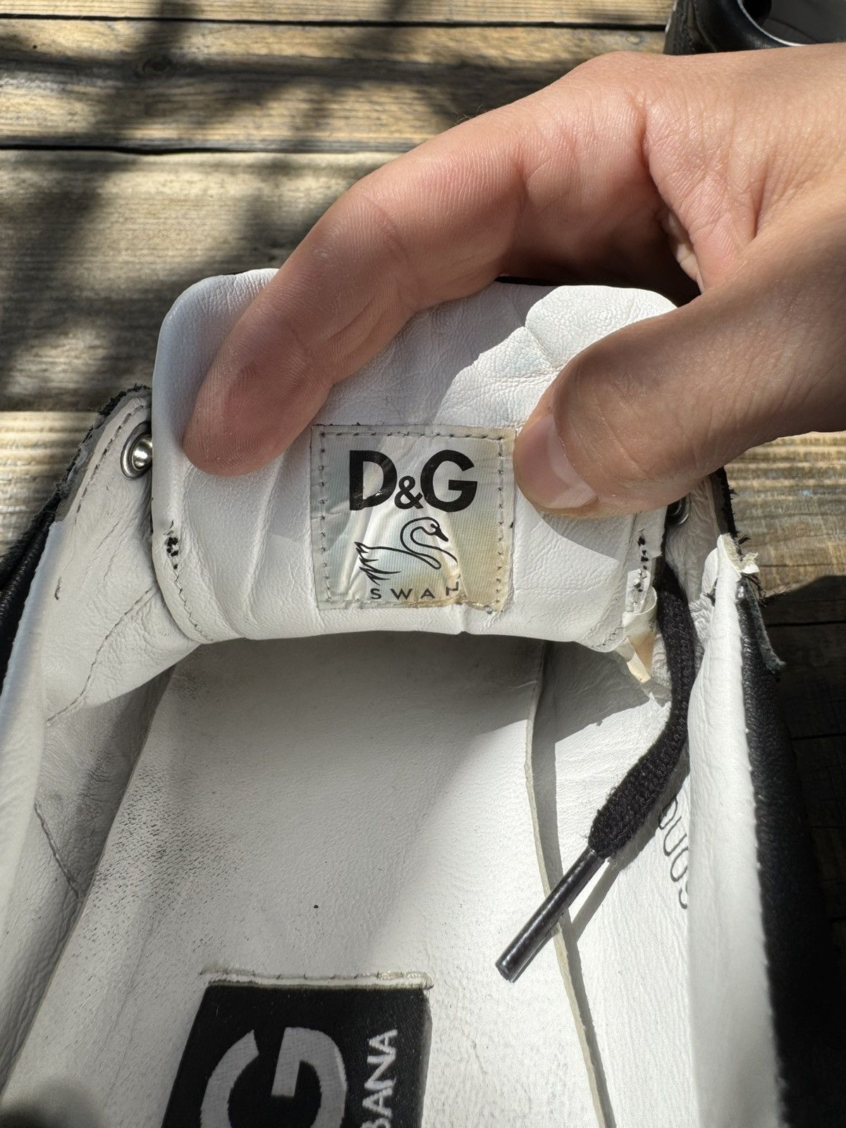 Dolce & Gabbana Vintage Dolce Gabbana Leather Y2k Sneakers Size US 7 / EU 40 - 13 Thumbnail