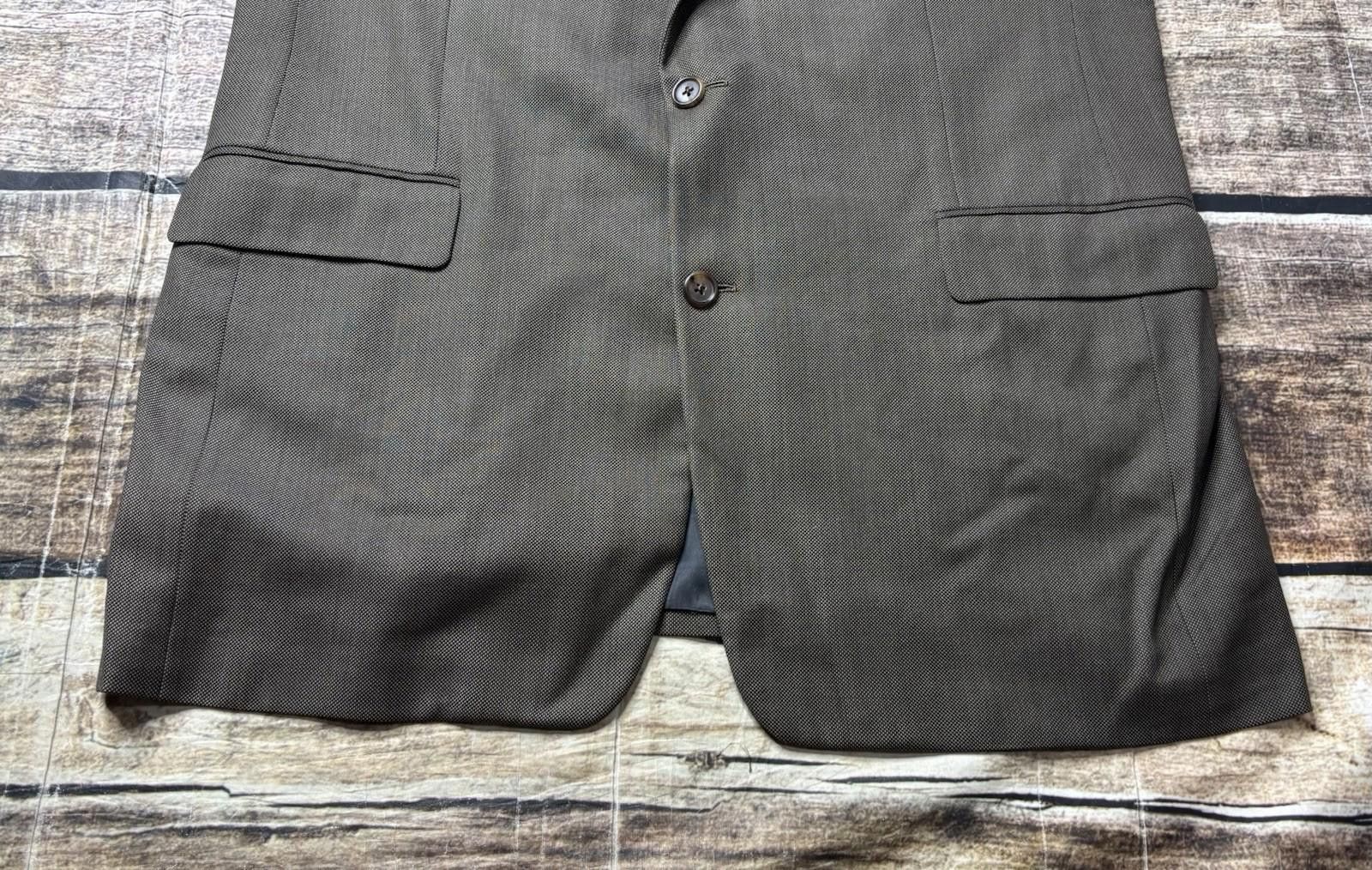 Hickey Freeman VTG Hickey Freeman Barneys New York Blazer Jacket Mens 46 Size 46R - 5 Thumbnail