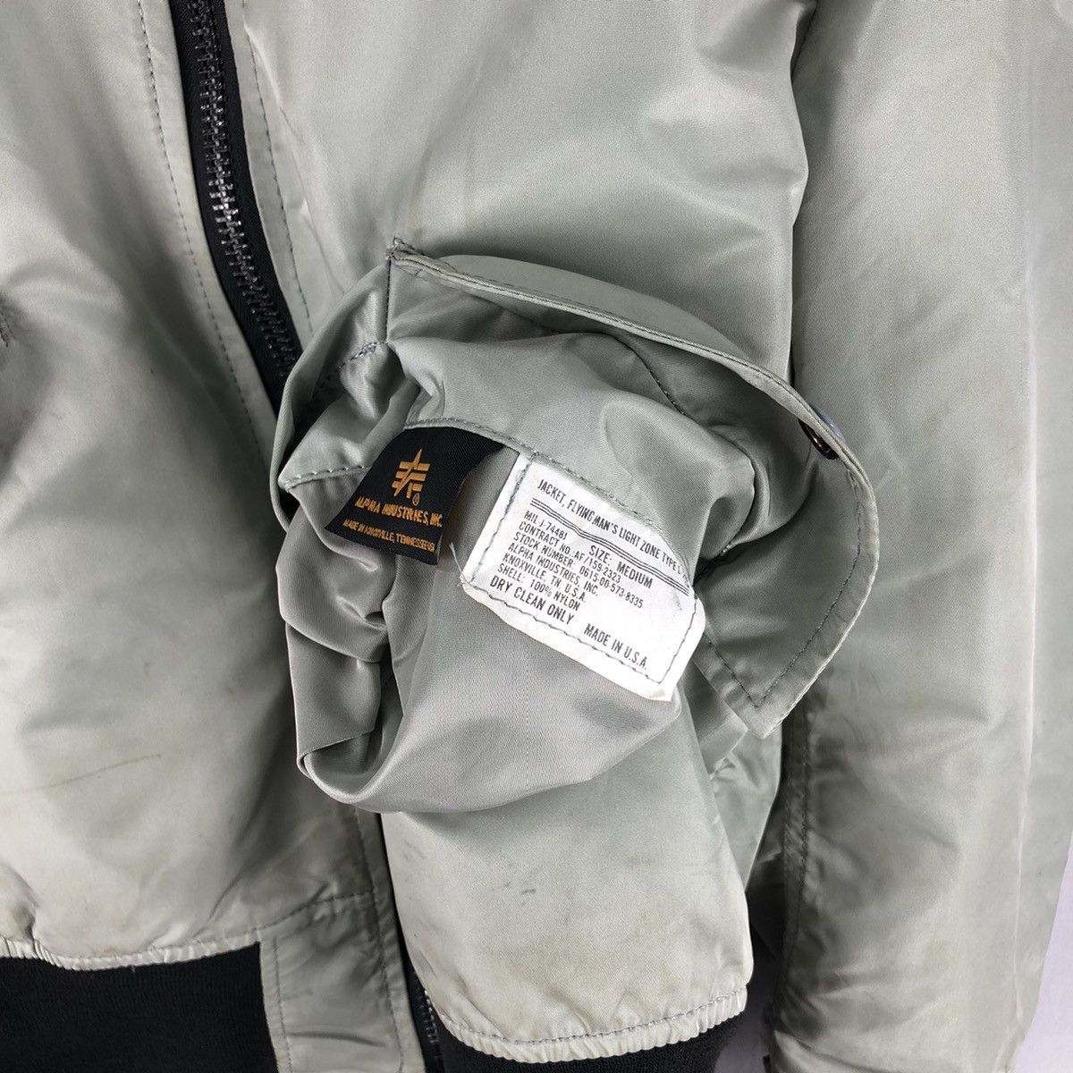 Alpha Industries Vintage Alpha Industries X Simpson Racing Team Bomber Jacket Size US M / EU 48-50 / 2 - 20 Thumbnail