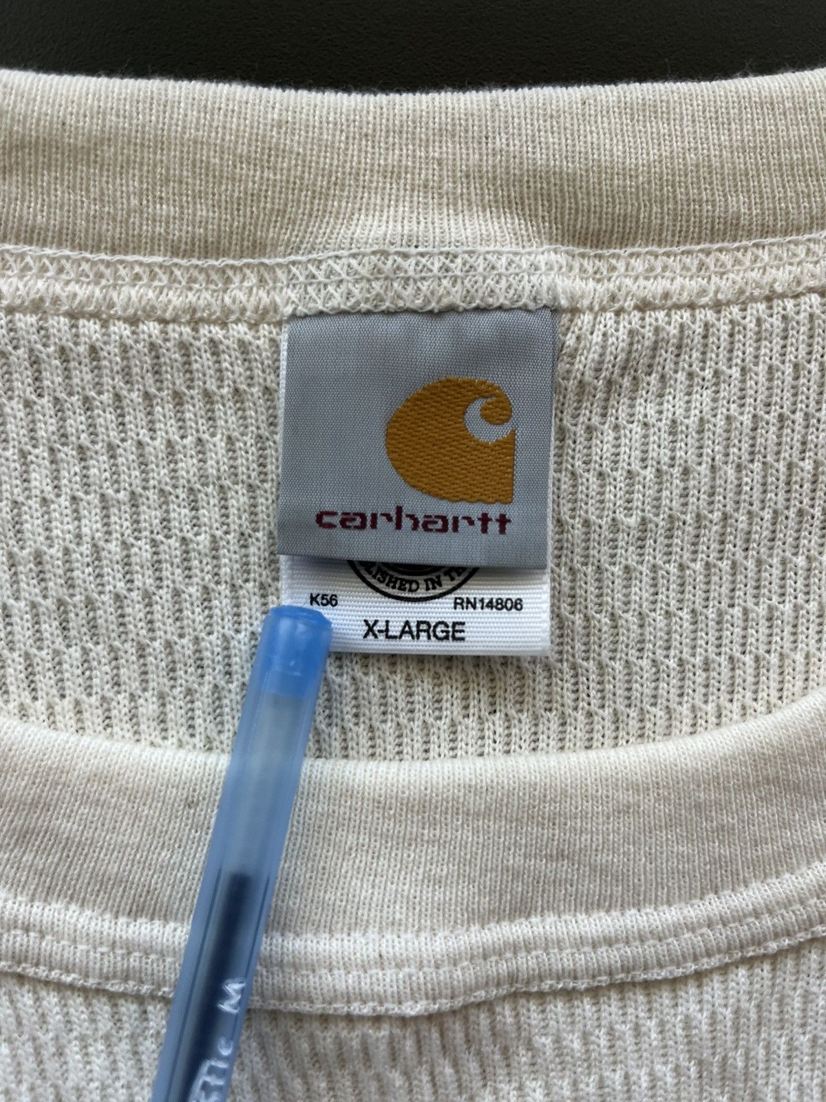 Carhartt × Vintage 90s Carhartt thermal shirt Size US XL / EU 56 / 4 - 3 Thumbnail