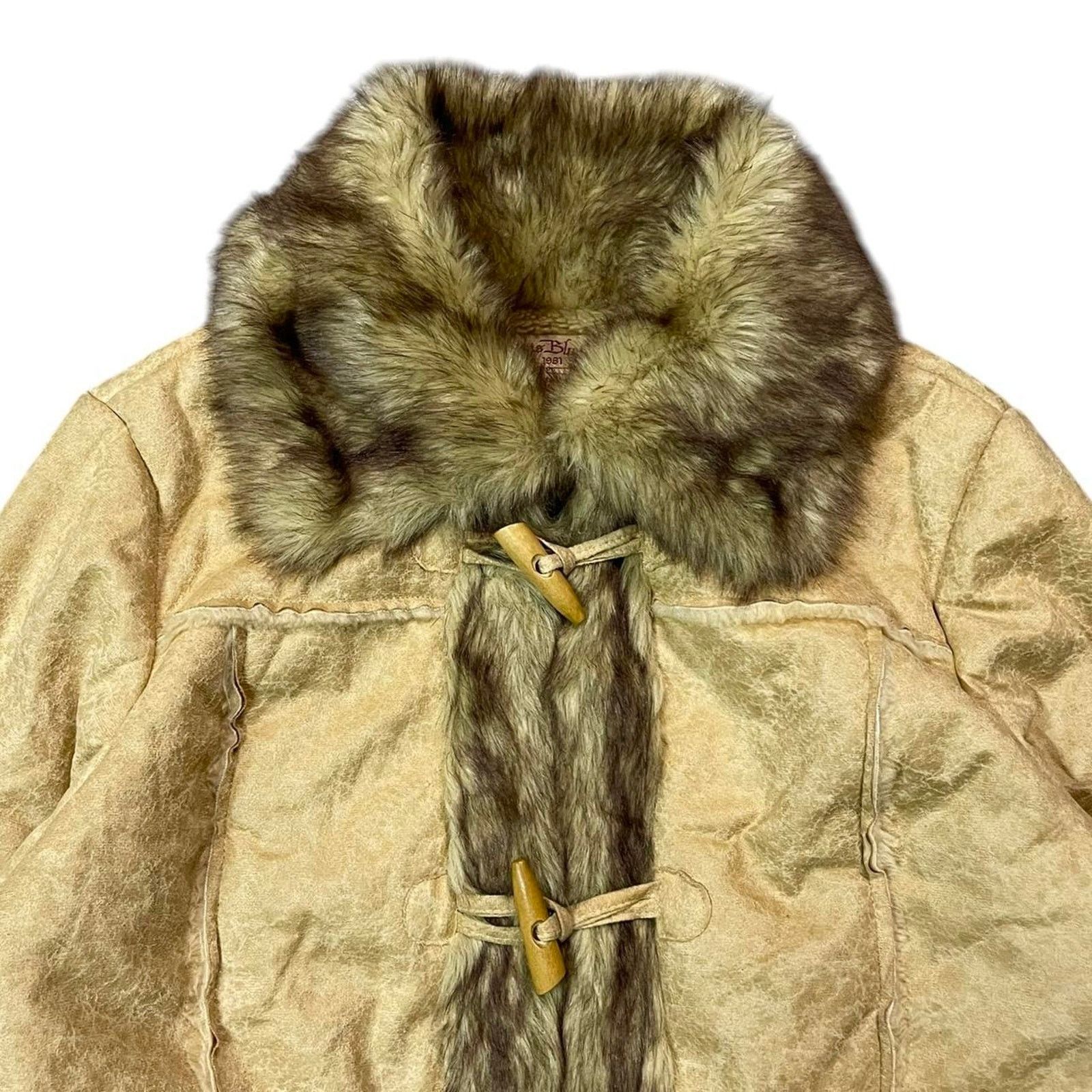 Vintage VTG Y2K boho hippie Paris Blues suede Penny Lane afghan Coat Size XL / US 12-14 / IT 48-50 - 5 Thumbnail