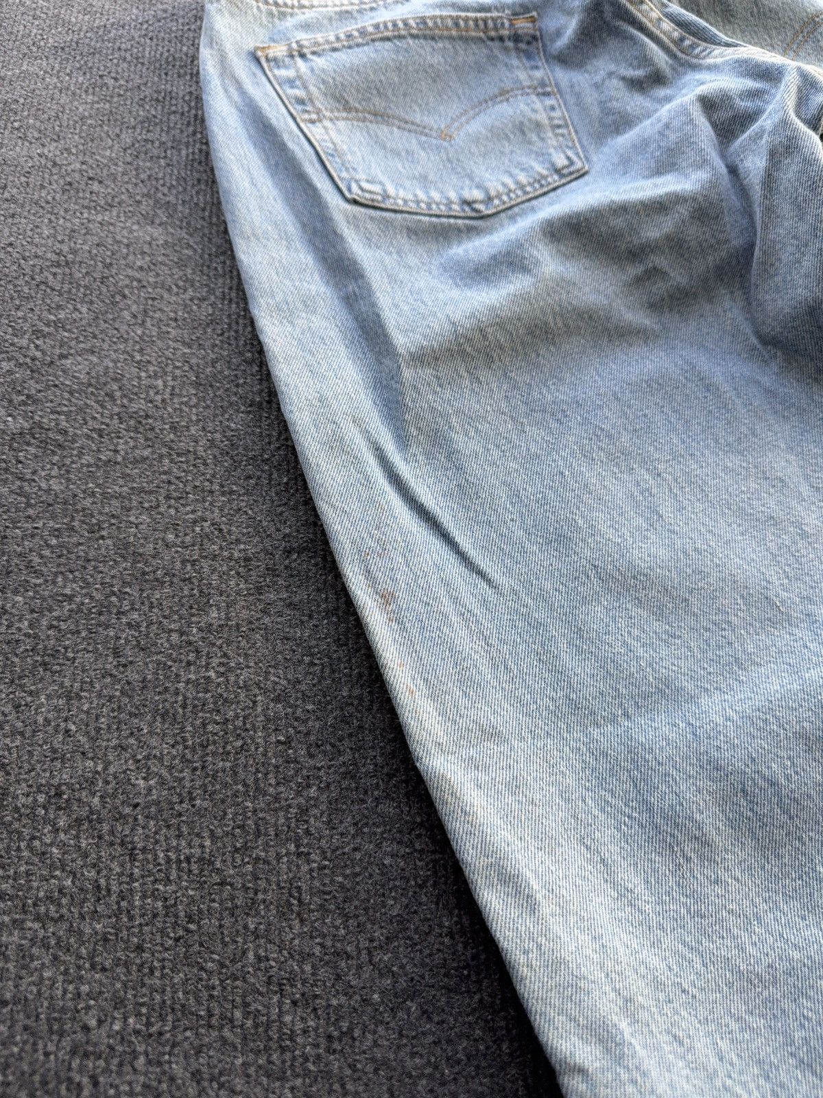 Levi's Vintage Clothing Vintage 90s Levi’s 501 Distressed Western USA Straight Jeans Size US 32 / EU 48 - 15 Thumbnail