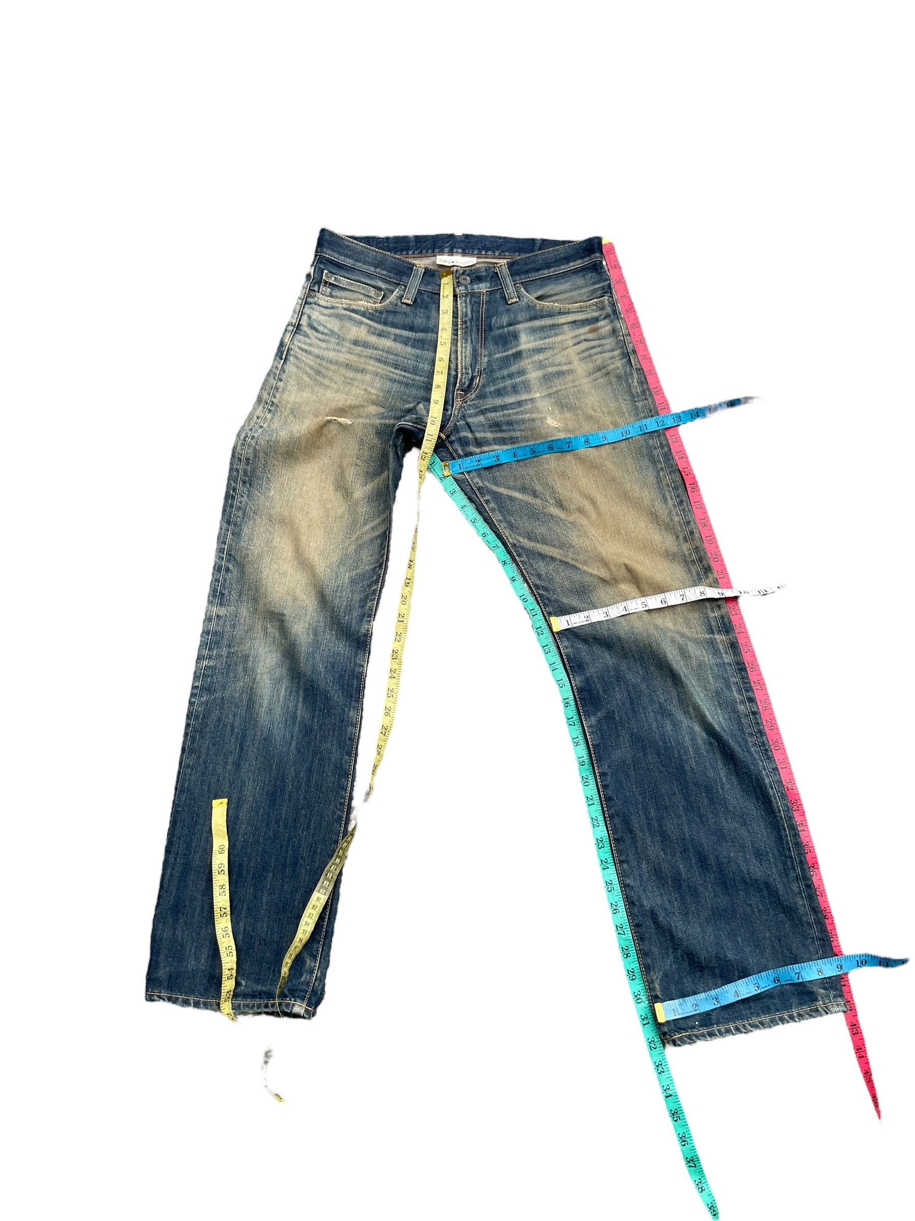 Japanese Brand × Vintage Vintage Back Number Faded Distresed Denim Size US 34 / EU 50 - 9 Thumbnail