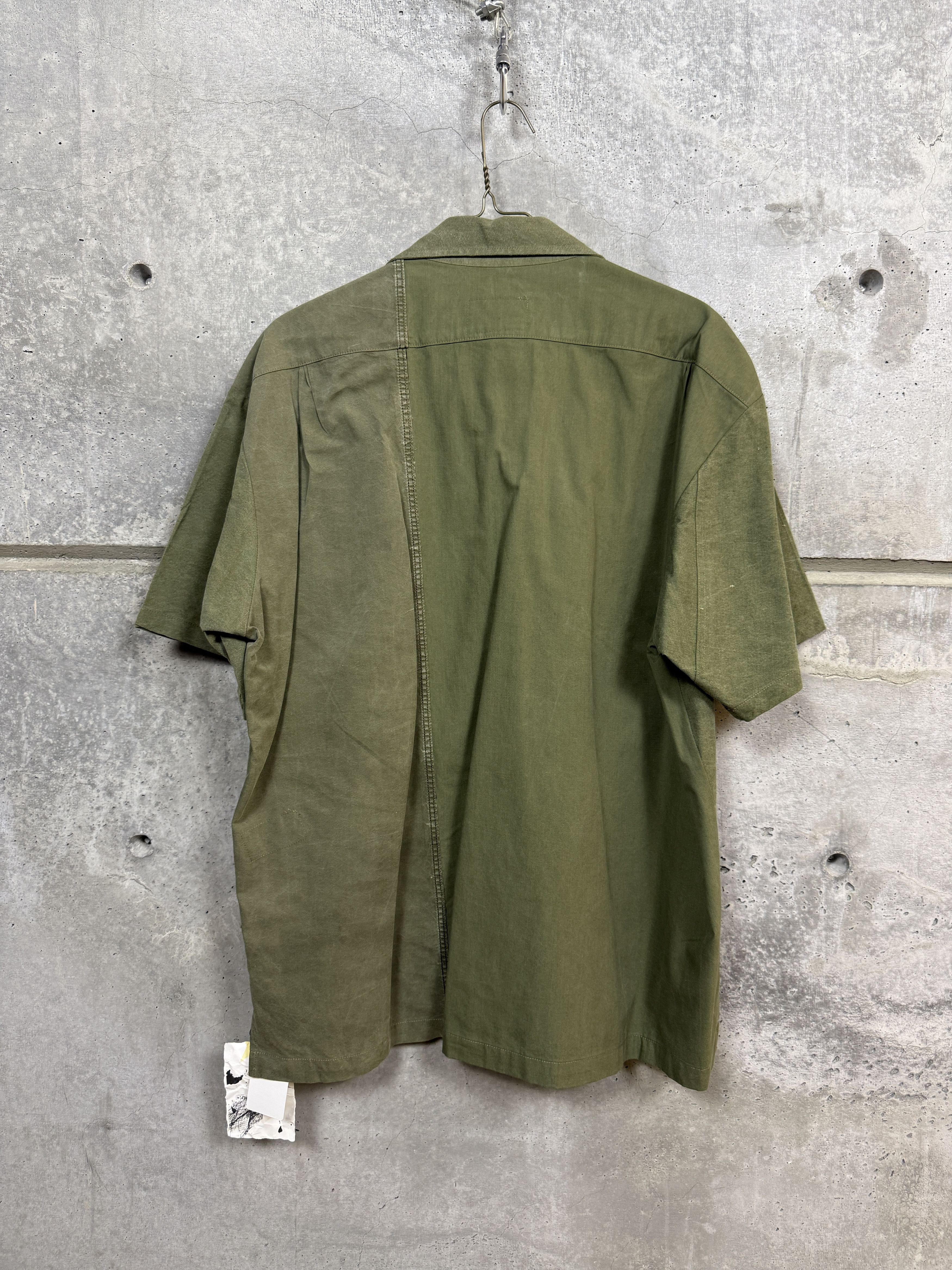 Greg Lauren $950 Greg Lauren Army Tent Short Sleeve Studio Shirt Size US XL / EU 56 / 4 - 6 Thumbnail