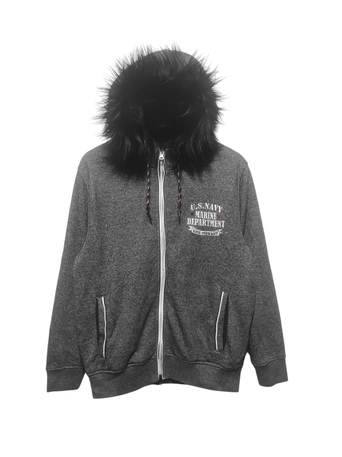 Hysteric Glamour U.S.Navy Marine Sherpa Zip Fur Hoodie IfSixWasNine LGB style Size US M / EU 48-50 / 2 - 2 Thumbnail