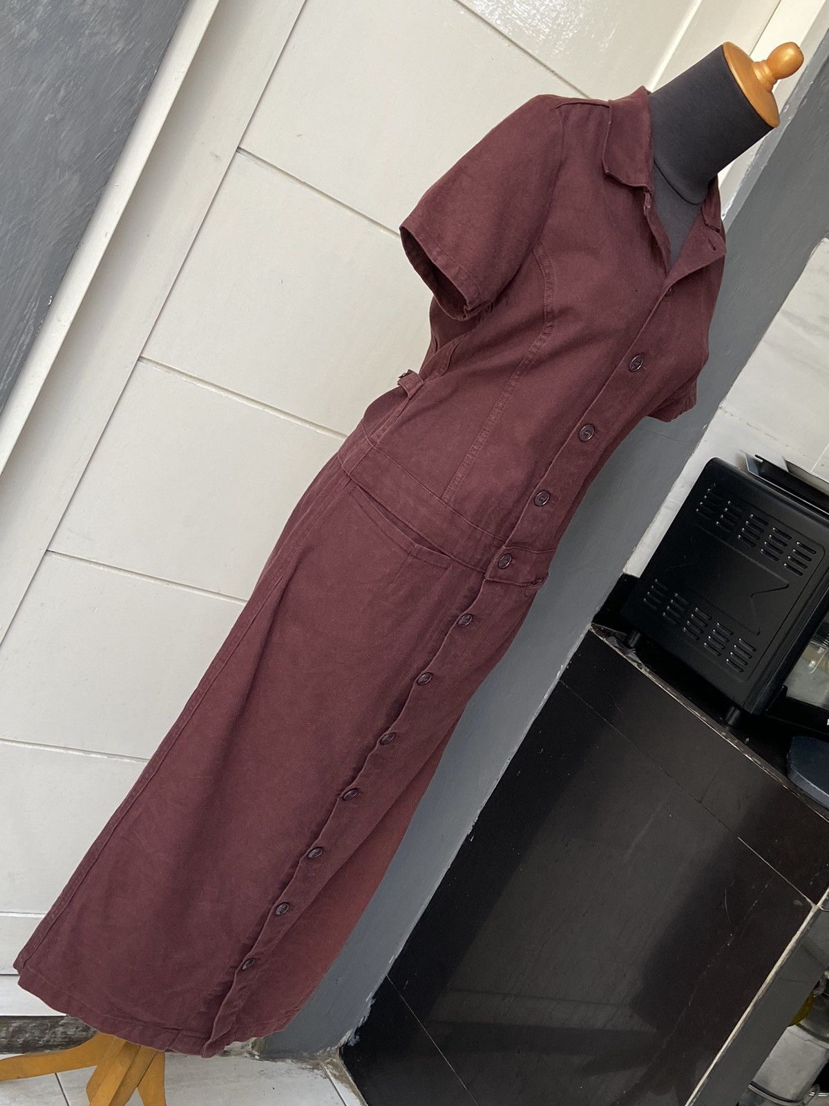 CABANE de ZUCCa × Issey Miyake × Zucca ZUCCA TRAVAIL Maxi Dress Size XS / US 0-2 / IT 36-38 - 18 Thumbnail