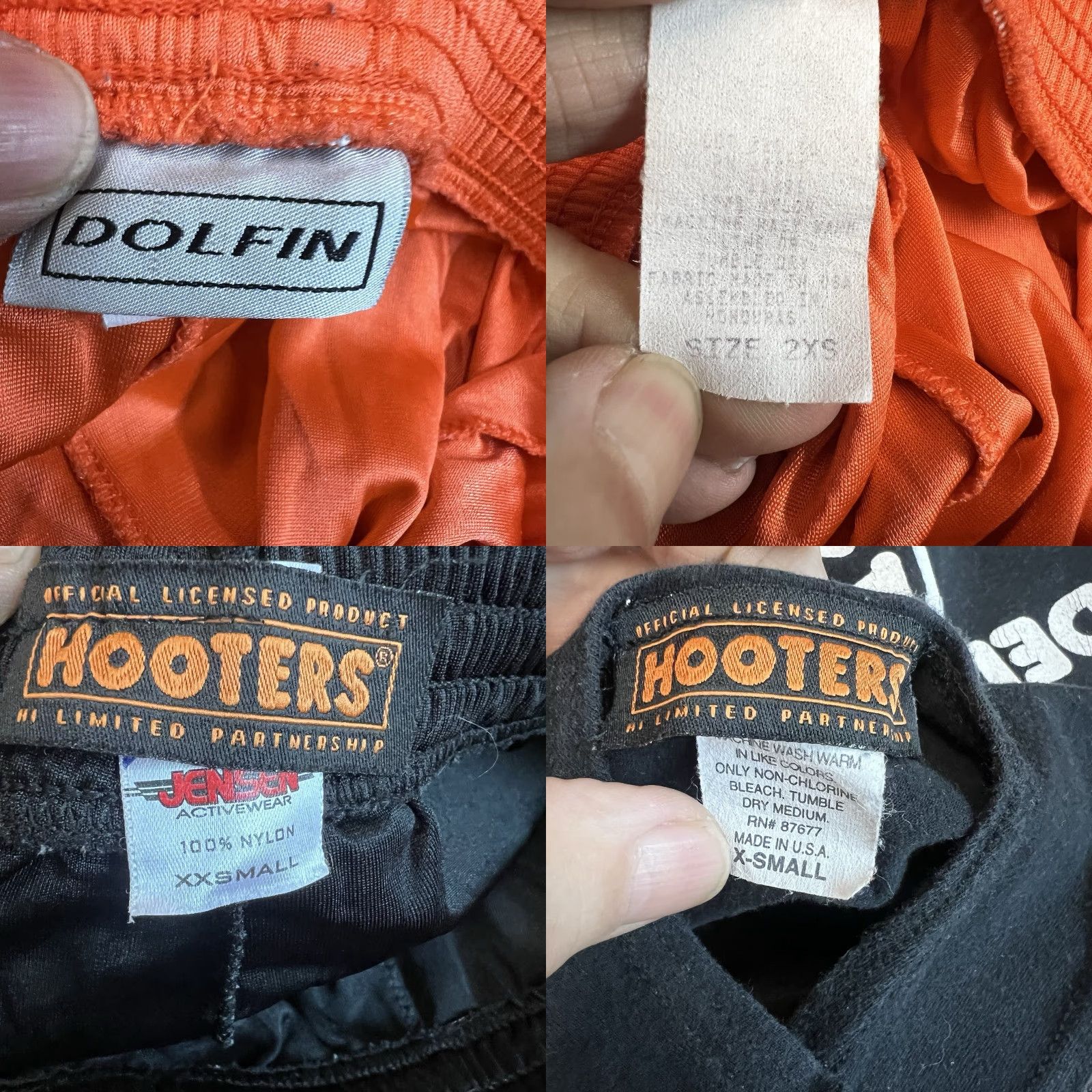 Vintage Vintage Hooters Girl Uniform Tank Top Women XXS Black Casual Party Ready-to-Wear Size 24" / US 00 / IT 34 - 8 Thumbnail