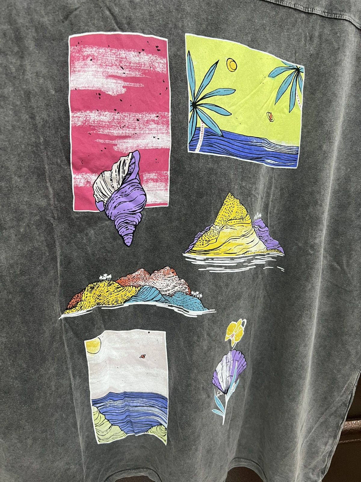 Zara ZARA Vintage Washed Bleach Dye Beach Tee Size US S / EU 44-46 / 1 - 9 Thumbnail