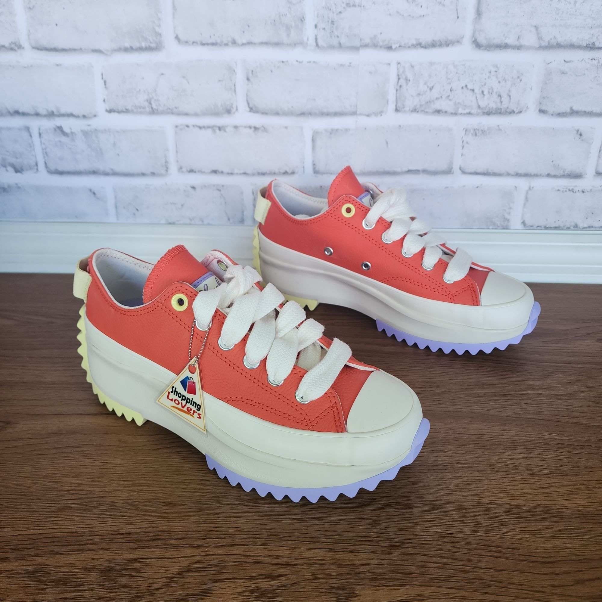 Converse ❤️Converse Run Star Hike Platform Color Pop Leather 5 Men's Size US 5 / EU 37 - 2 Thumbnail