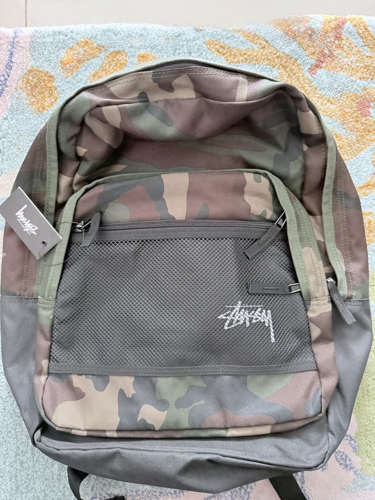 Stussy Stussy Woodland Camo Backpack Size ONE SIZE - 1 Thumbnail
