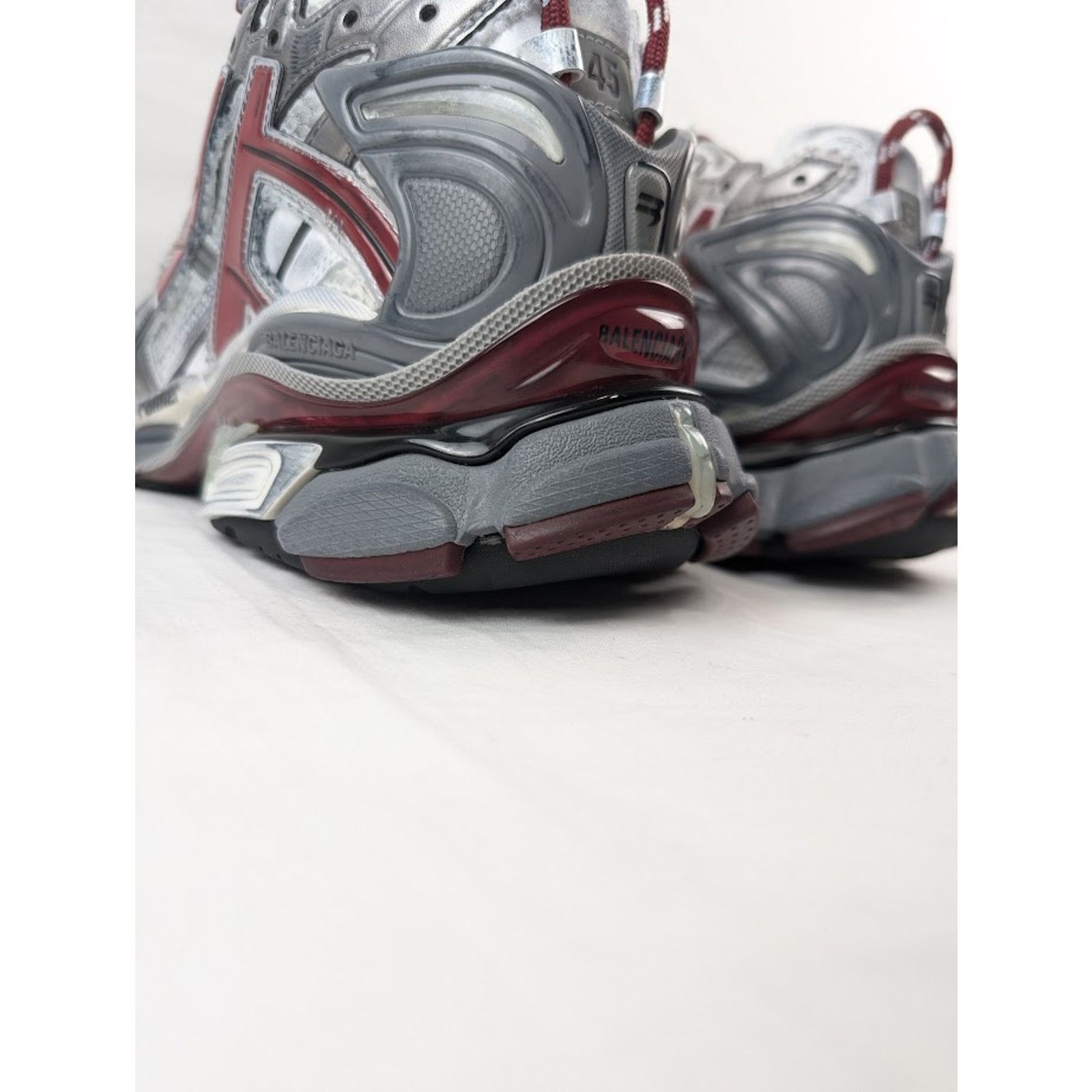 Balenciaga o1rshd1 Four Color Rubber Runners in Multicolor Size US 10 / EU 43 - 20 Thumbnail