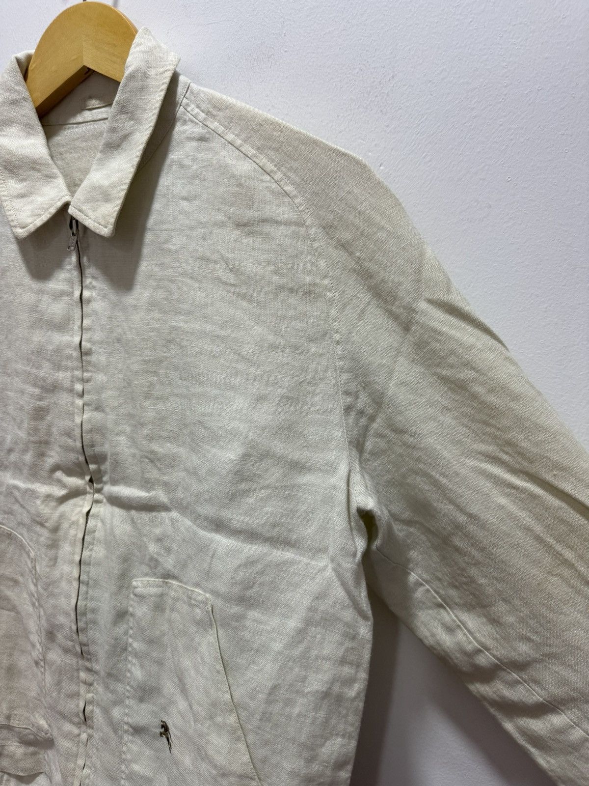 Burberry × Vintage BURBERRY ZIP UP DISTRESSED JACKET Size US S / EU 44-46 / 1 - 2 Thumbnail