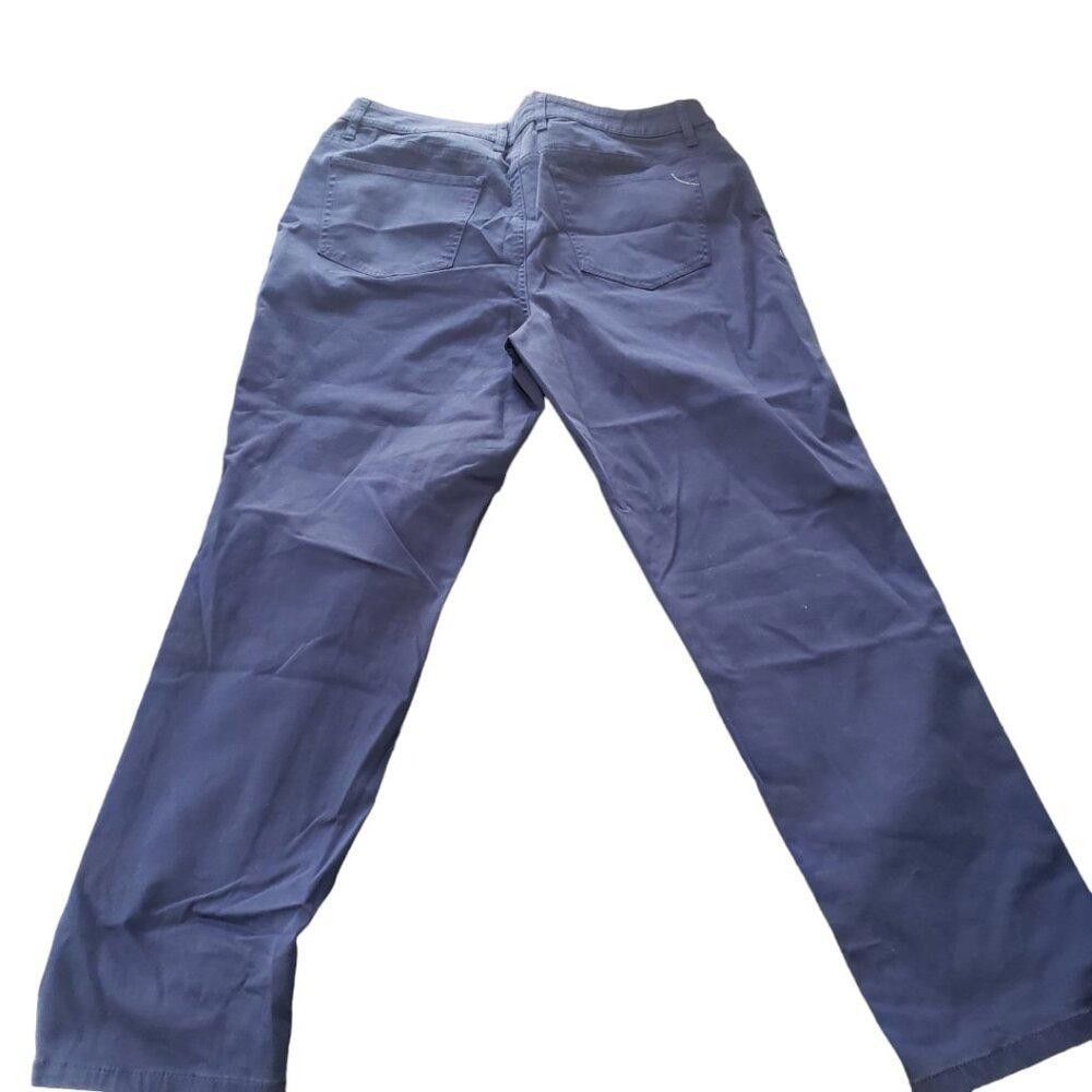 Tommy Bahama CT467 Tommy Bahama Straight Leg Ankle Blue Pant 31X28 Size 31" - 3 Thumbnail