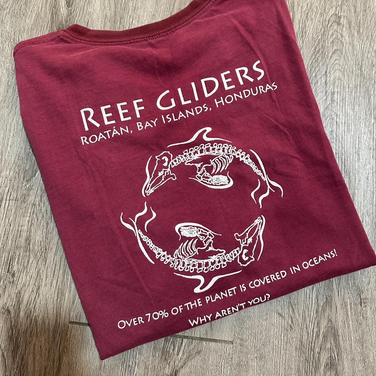 Vintage Vintage 90s reef gliders islands honduras vacation tee shirt Size US L / EU 52-54 / 3 - 1 Thumbnail