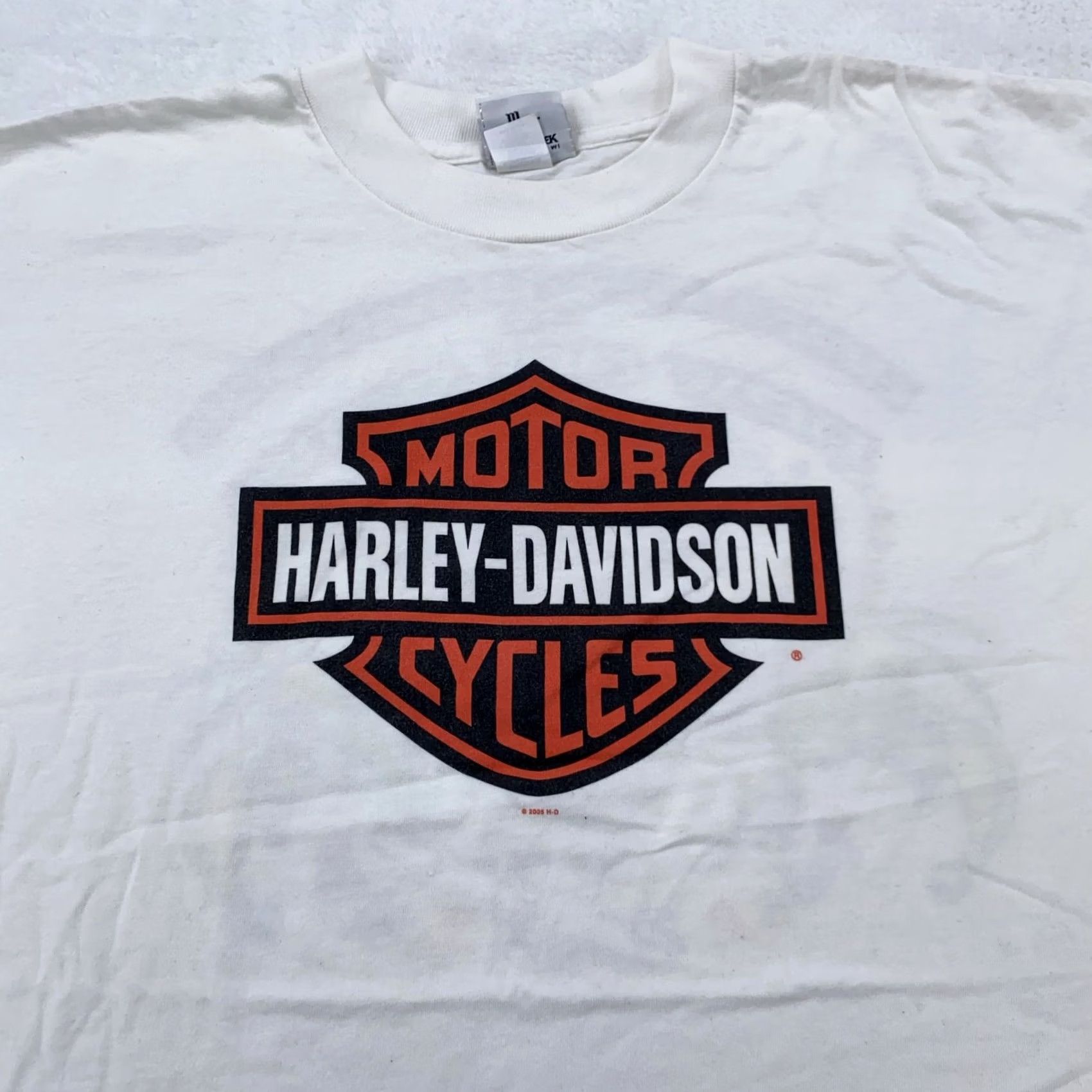 Harley Davidson VINTAGE Harley-Davidson Shirt Mens XL White New Orleans Mardi Gras 2005 USA Size US XL / EU 56 / 4 - 2 Thumbnail