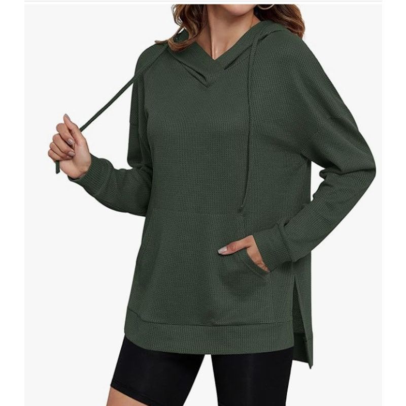 The Unbranded Brand Women's Sweater Forest Green SIZE L Polyester/Spandex Size L / US 10 / IT 46 - 5 Thumbnail