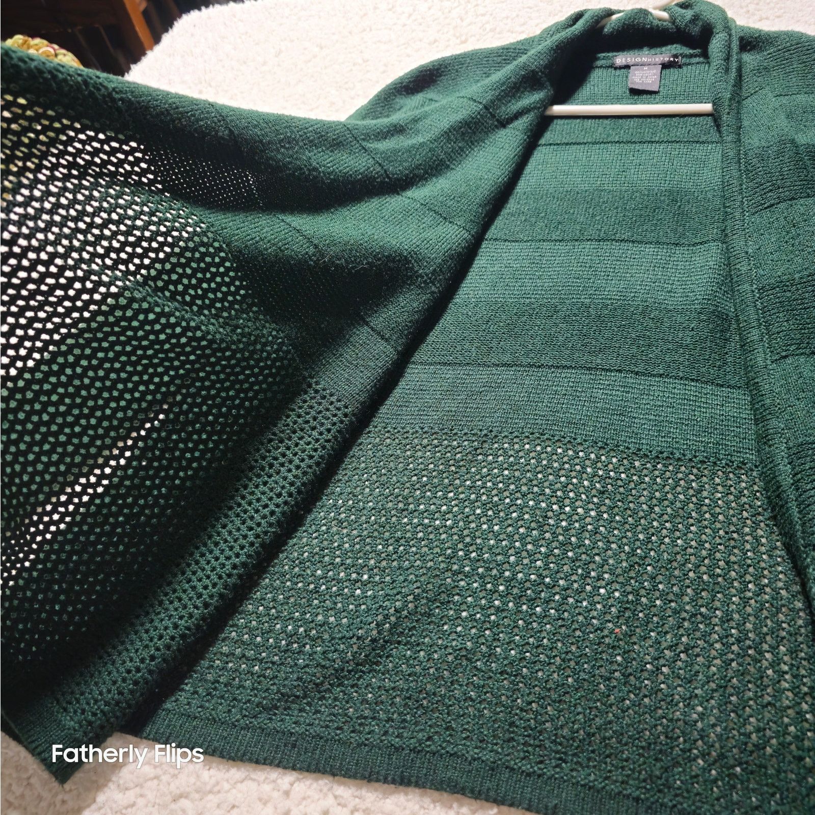 Other Design History Green Open Front Knit Cardigan Women's M Size M / US 6-8 / IT 42-44 - 6 Thumbnail